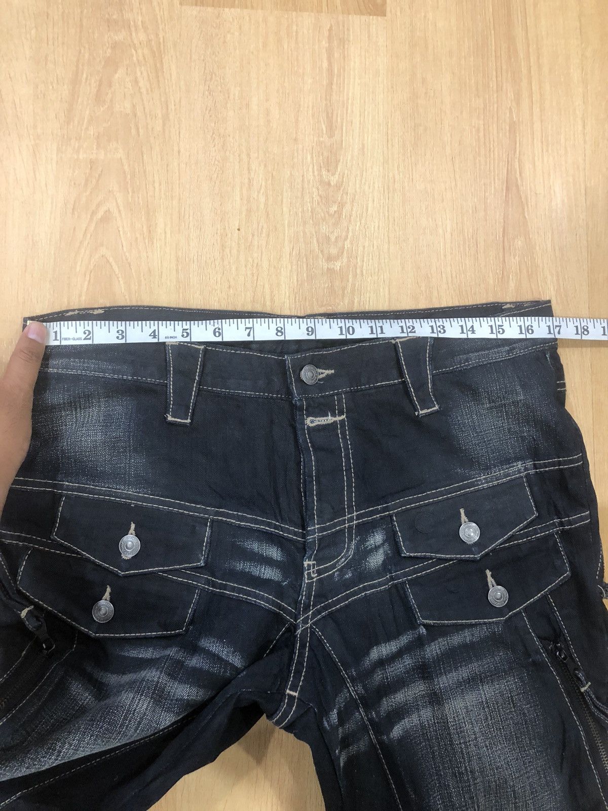 PPFM Japanese PPFM Distressed Denim Punk style Size US 34 / EU 50 - 16 Thumbnail