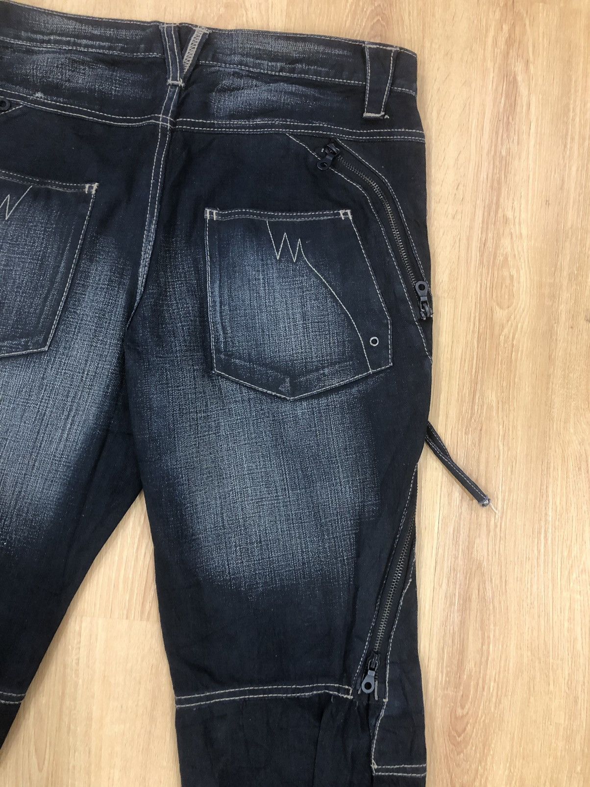 PPFM Japanese PPFM Distressed Denim Punk style Size US 34 / EU 50 - 10 Thumbnail