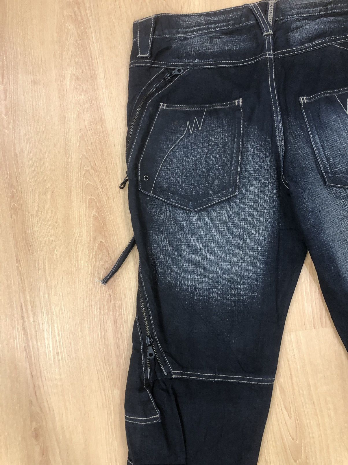 PPFM Japanese PPFM Distressed Denim Punk style Size US 34 / EU 50 - 9 Thumbnail