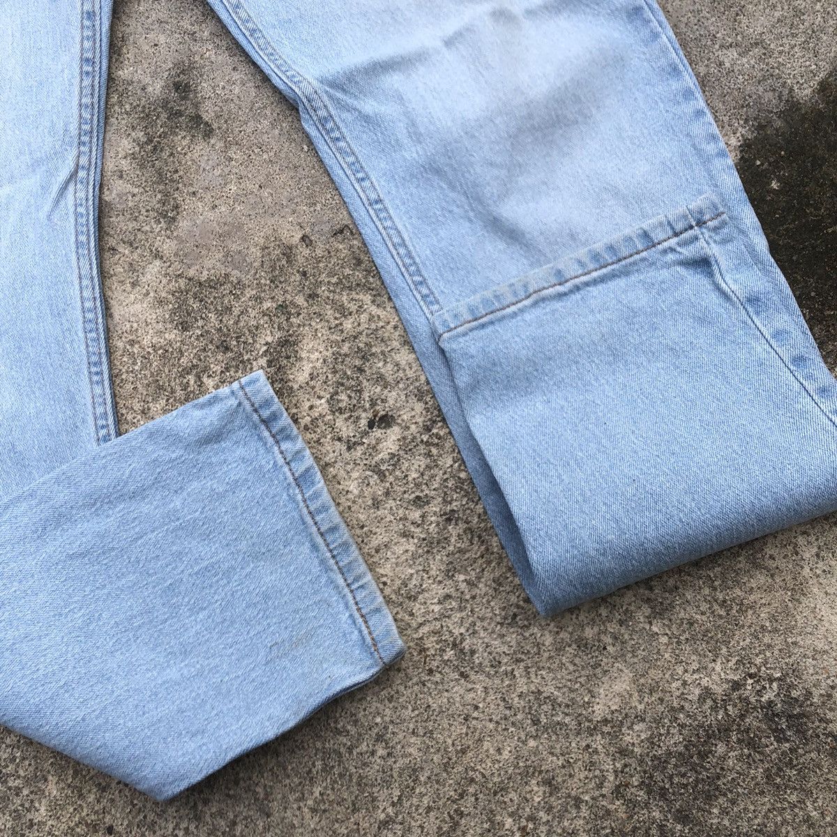 Levi's × Vintage 🔥Rare🔥Vintage Levis 502 Stoned Wash Rips Denim Jeans Size US 33 - 7 Thumbnail