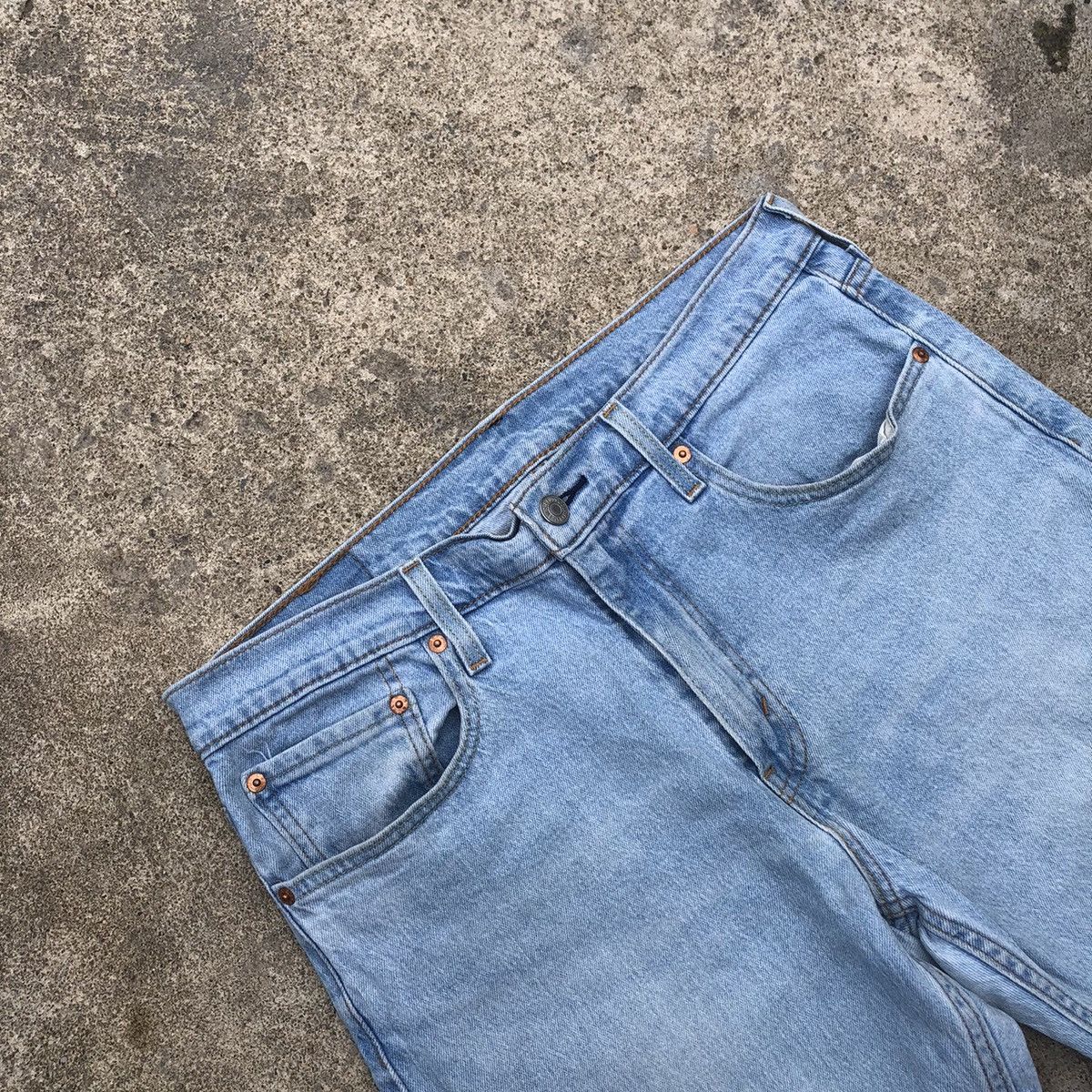 Levi's × Vintage 🔥Rare🔥Vintage Levis 502 Stoned Wash Rips Denim Jeans Size US 33 - 10 Thumbnail