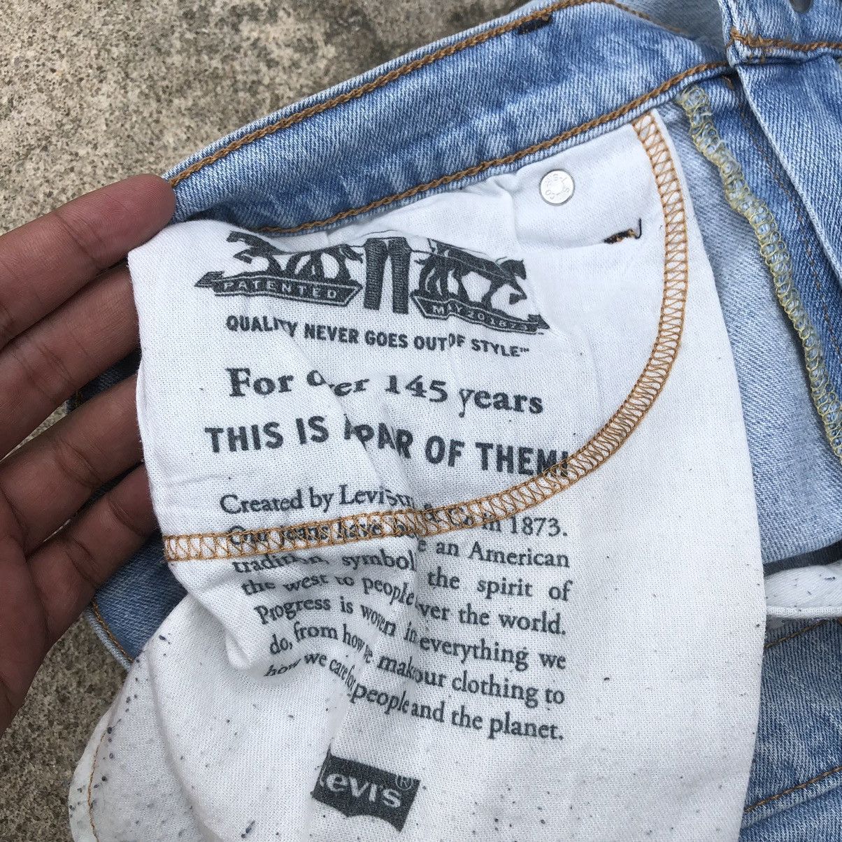 Levi's × Vintage 🔥Rare🔥Vintage Levis 502 Stoned Wash Rips Denim Jeans Size US 33 - 14 Thumbnail