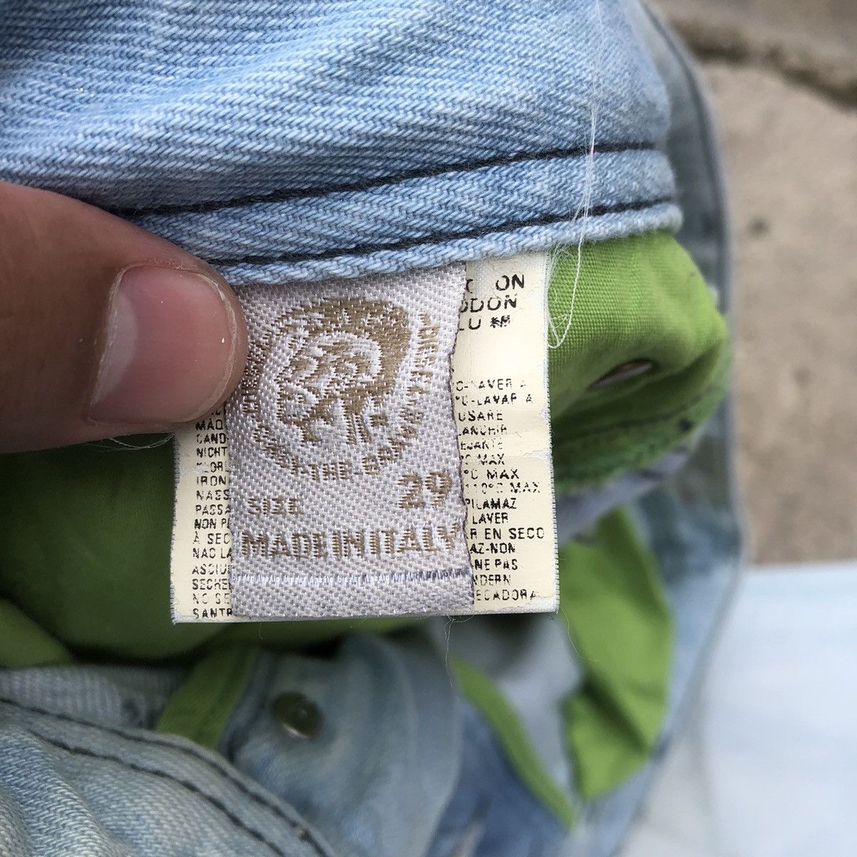 Diesel × Vintage 🔥Rare🔥Italian Diesel Kajo Special Rips Distress Denim Jeans Size US 32 / EU 48 - 16 Thumbnail