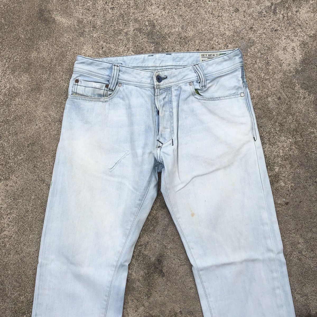 Diesel × Vintage 🔥Rare🔥Italian Diesel Kajo Special Rips Distress Denim Jeans Size US 32 / EU 48 - 2 Thumbnail