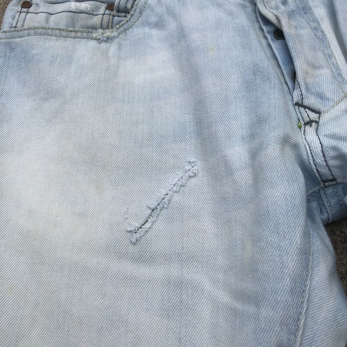 Diesel × Vintage 🔥Rare🔥Italian Diesel Kajo Special Rips Distress Denim Jeans Size US 32 / EU 48 - 11 Thumbnail