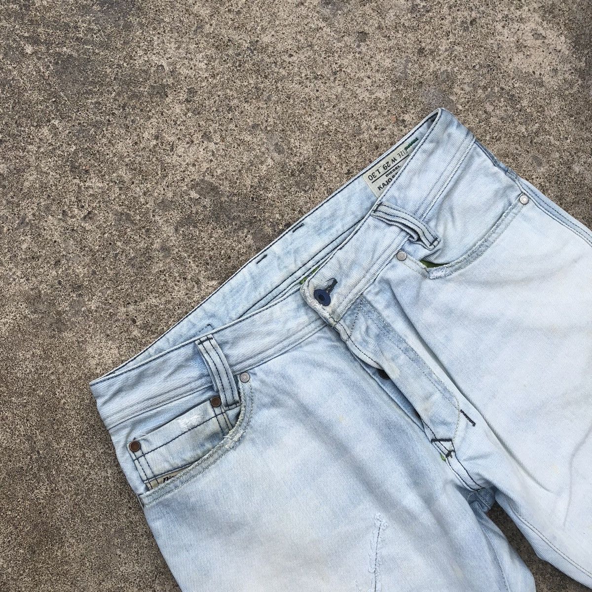 Diesel × Vintage 🔥Rare🔥Italian Diesel Kajo Special Rips Distress Denim Jeans Size US 32 / EU 48 - 12 Thumbnail