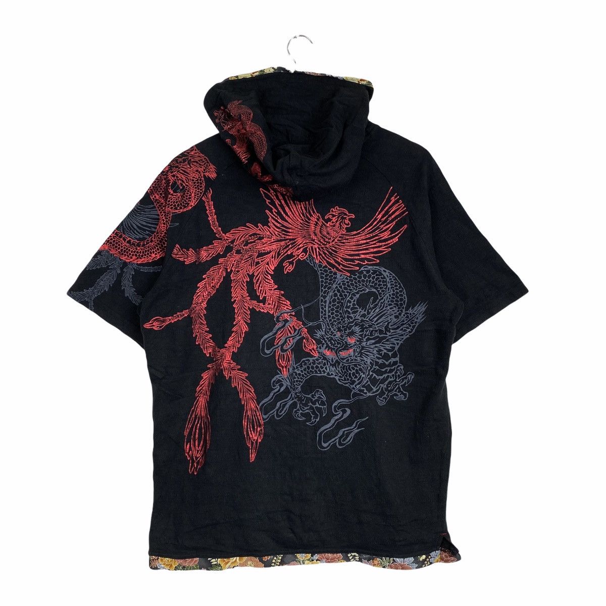 Japanese Brand × Vintage Vintage SUKAJAN Dragon & Peacock Japan Hoodie Sweater Size US L / EU 52-54 / 3 - 1 Thumbnail