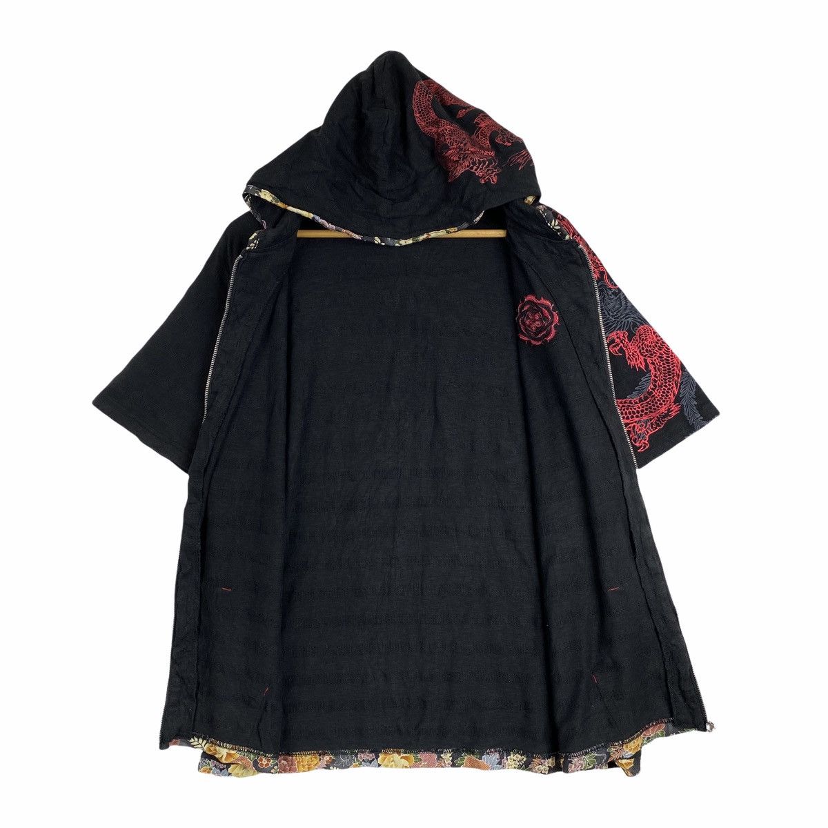 Japanese Brand × Vintage Vintage SUKAJAN Dragon & Peacock Japan Hoodie Sweater Size US L / EU 52-54 / 3 - 3 Thumbnail
