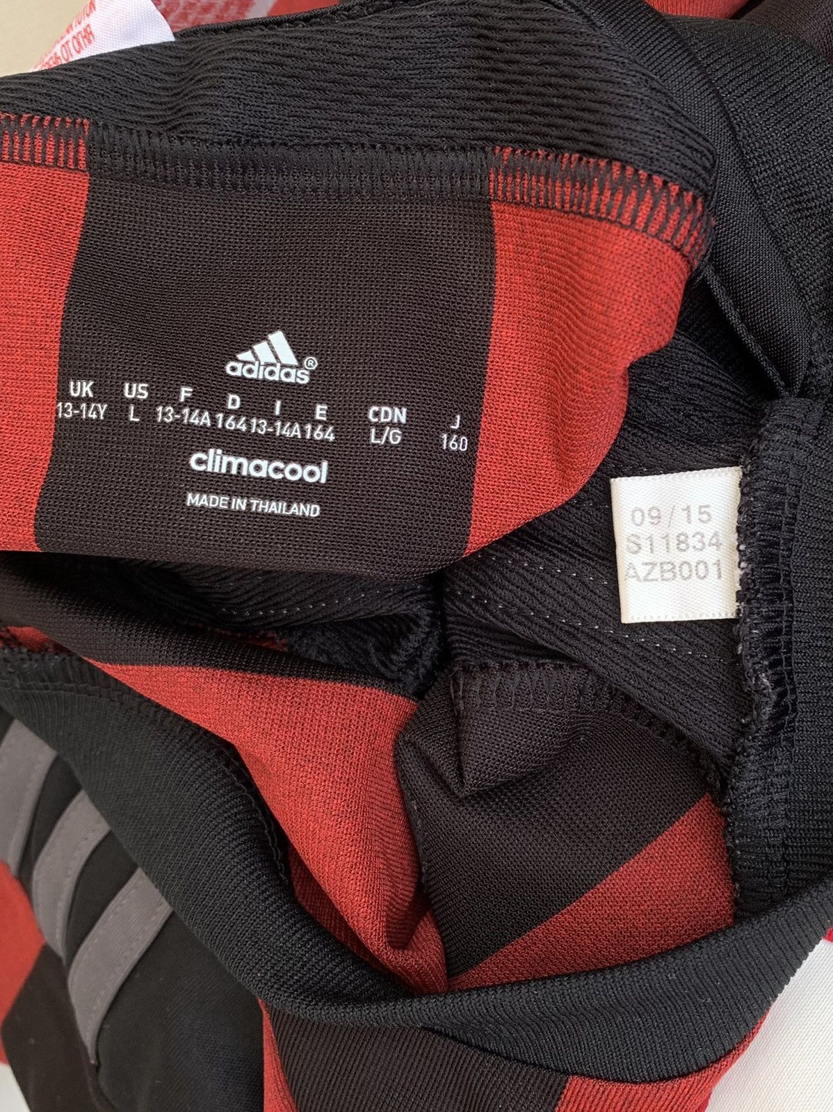 Adidas Adidas AC MILAN 2015 Home Jersey Size Young 13-14 years Size US XXS / EU 40 - 11 Thumbnail