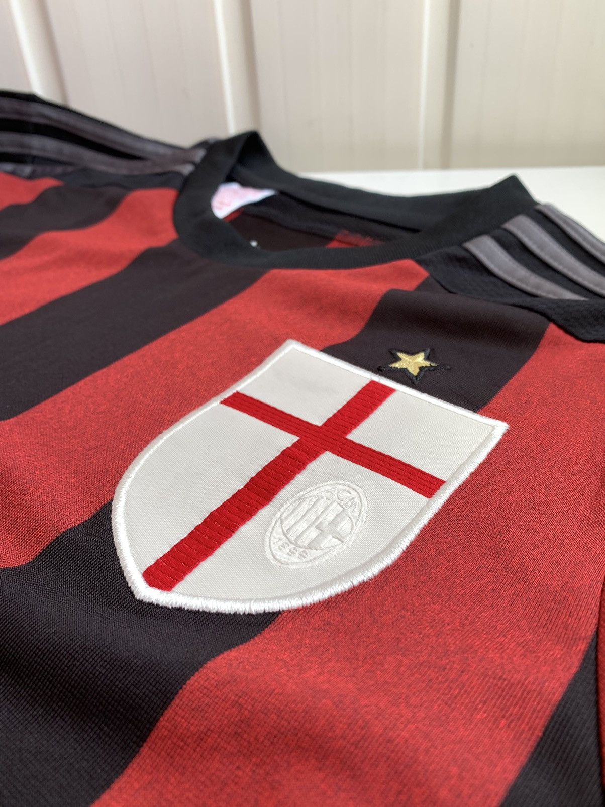 Adidas Adidas AC MILAN 2015 Home Jersey Size Young 13-14 years Size US XXS / EU 40 - 9 Thumbnail