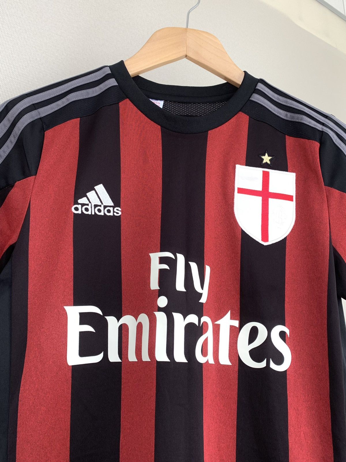 Adidas Adidas AC MILAN 2015 Home Jersey Size Young 13-14 years Size US XXS / EU 40 - 4 Thumbnail
