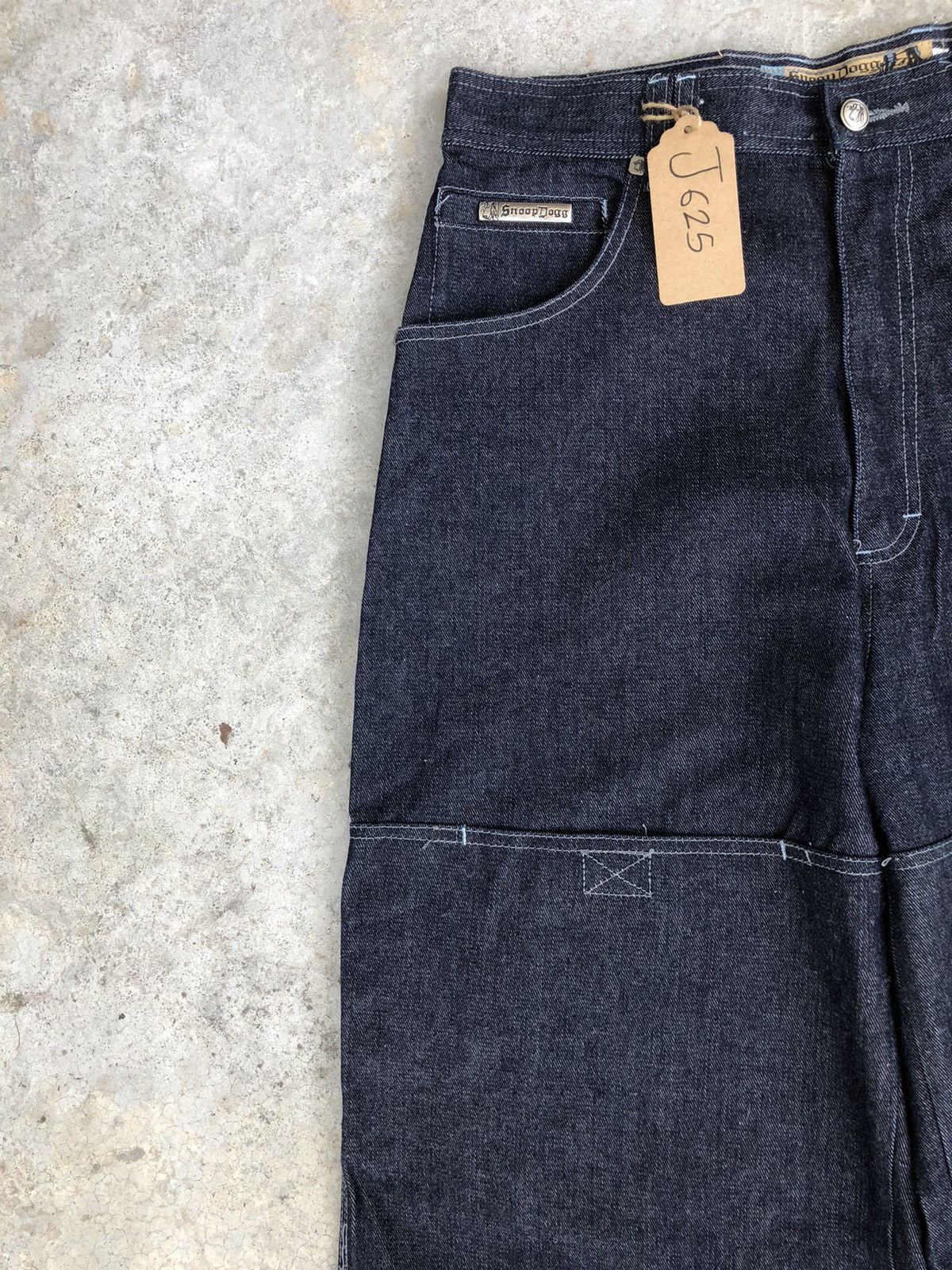 Snoop Dogg Snoop dogg Embroidered Jeans Baggy Jeans hip hop Carpenter Size US 33 - 4 Thumbnail