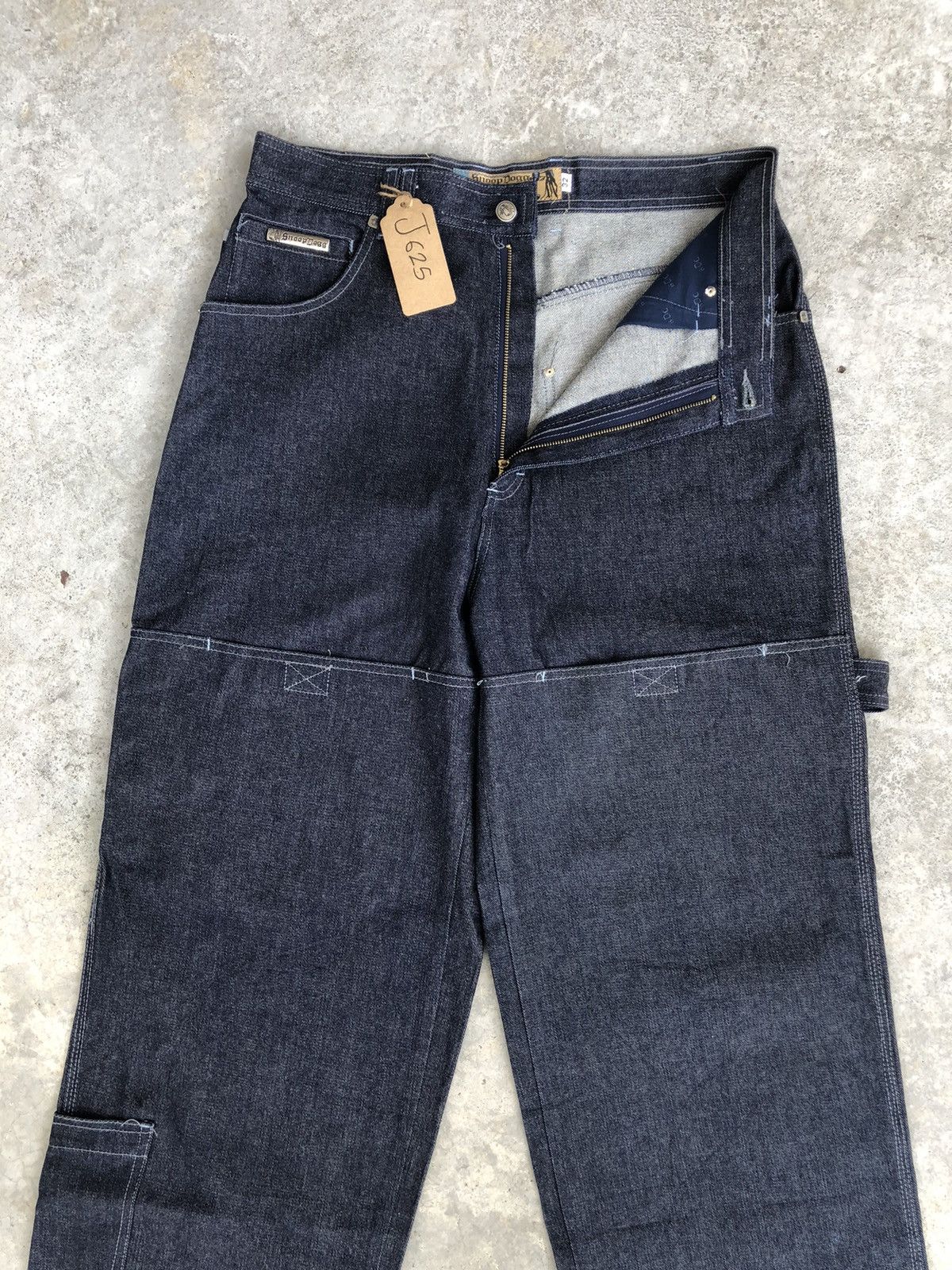Snoop Dogg Snoop dogg Embroidered Jeans Baggy Jeans hip hop Carpenter Size US 33 - 3 Thumbnail