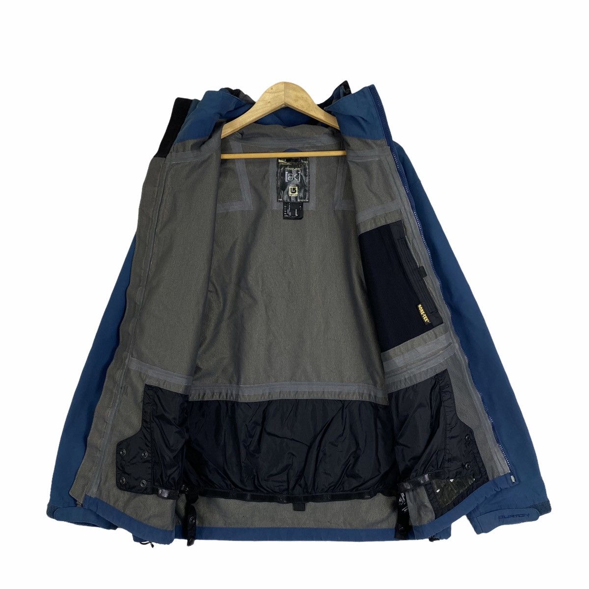 Burton × Polartec × Vintage Vintage BURTON POLACTEC Outdoor Sports Hoodie Light Jacket Size US L / EU 52-54 / 3 - 3 Thumbnail