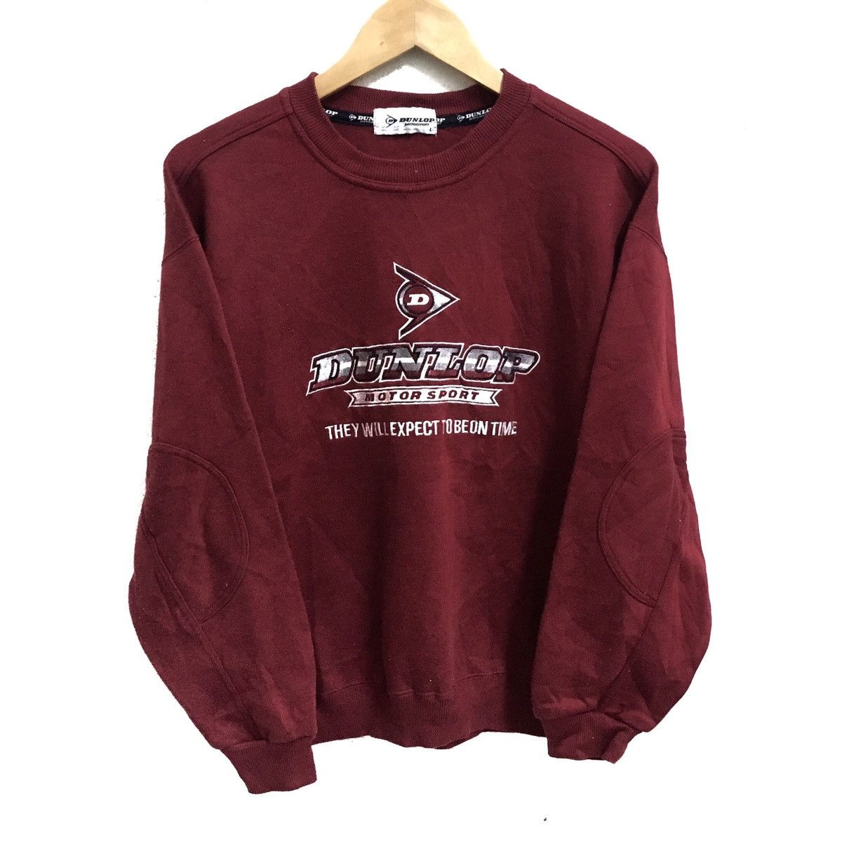 Dunlop × Sports Specialties × Vintage Vintage DUNLOP Motorsport Big Logo Embroidery Sweatshirt Size US M / EU 48-50 / 2 - 1 Thumbnail