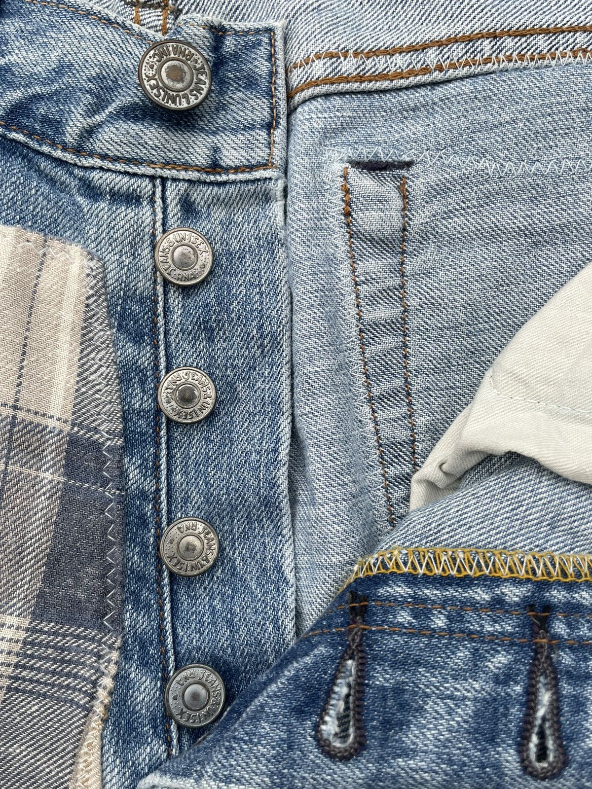 If Six Was Nine RNA Inc Custom Patches Denim Size US 31 - 17 Thumbnail