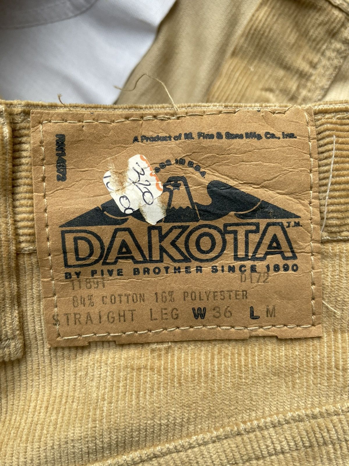 Dakota Grizzly × Vintage Dakota by Five Brother Vintage 70’s Flare Coduroy Denim Size US 36 / EU 52 - 14 Thumbnail