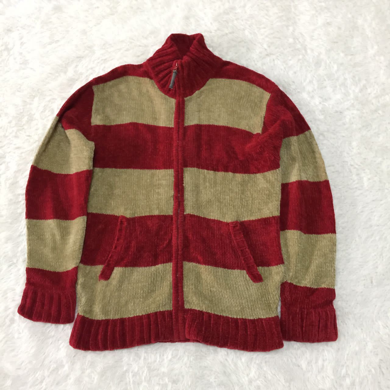 Japanese Brand Spice Island knit sweater jacket Size US L / EU 52-54 / 3 - 10 Thumbnail