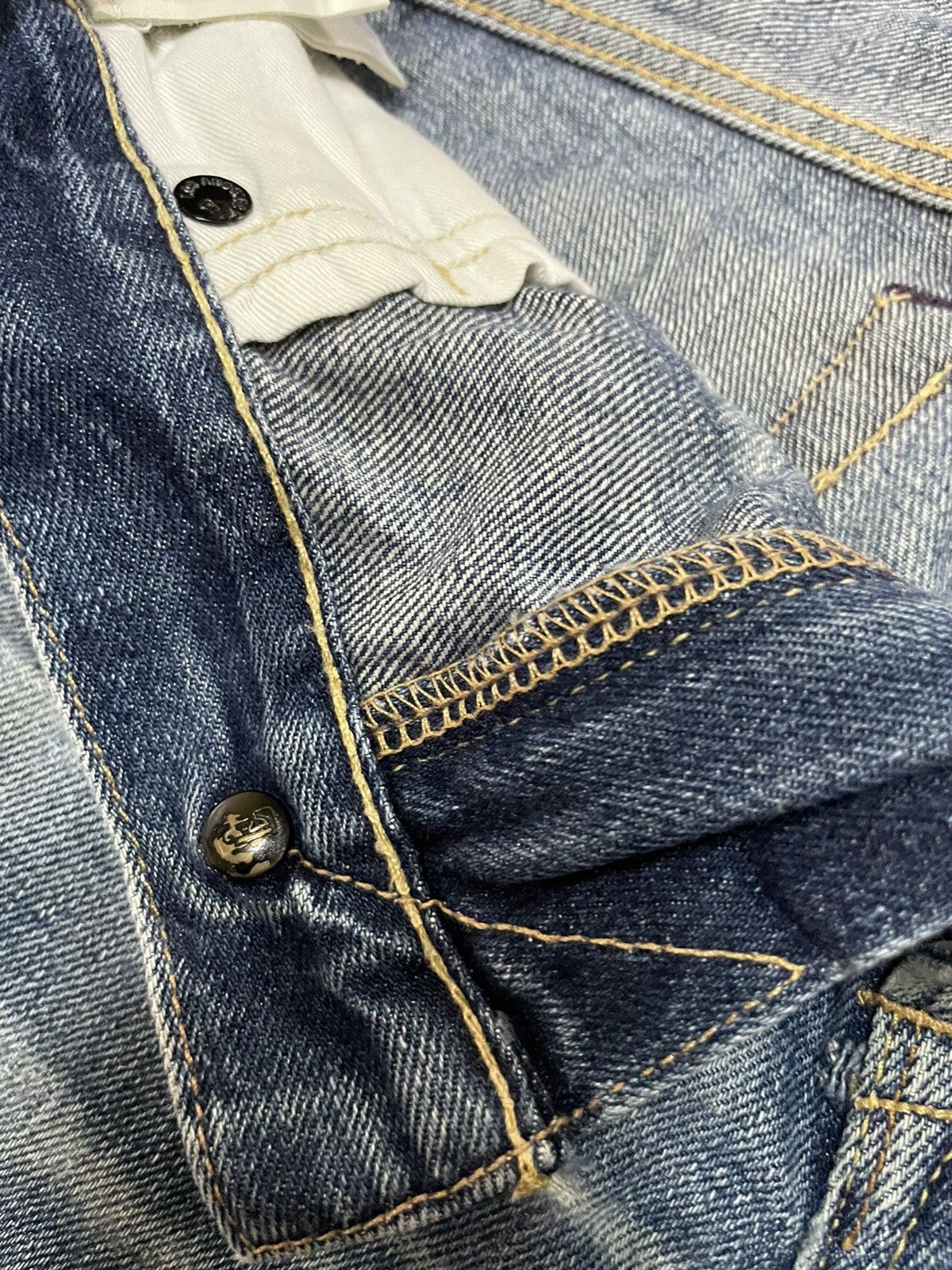 Edwin Vintage Edwin USA Aging Faded Distressed Denim Size US 32 / EU 48 - 16 Thumbnail