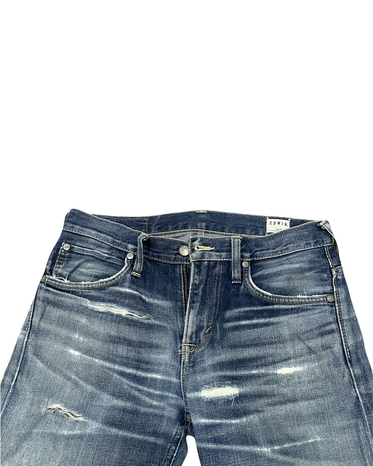 Edwin Vintage Edwin USA Aging Faded Distressed Denim Size US 32 / EU 48 - 5 Thumbnail