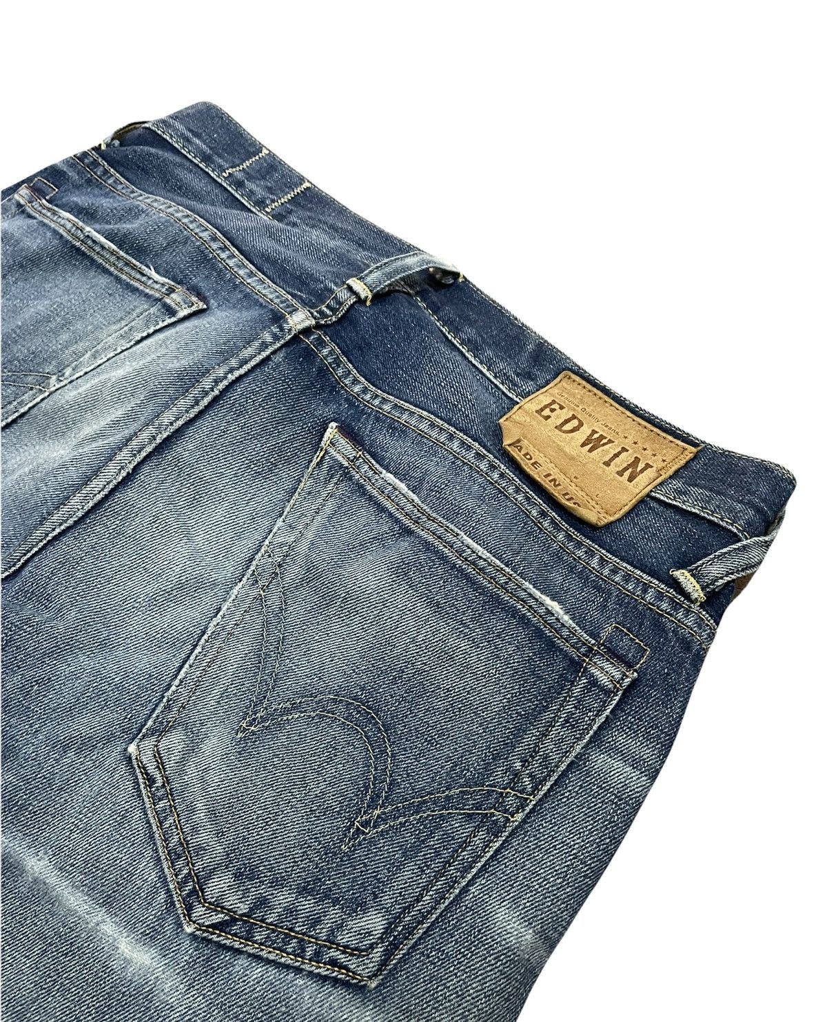 Edwin Vintage Edwin USA Aging Faded Distressed Denim Size US 32 / EU 48 - 11 Thumbnail