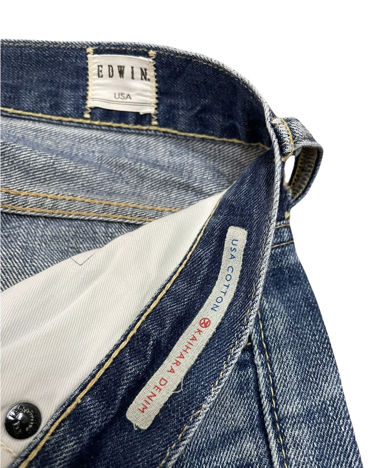 Edwin Vintage Edwin USA Aging Faded Distressed Denim Size US 32 / EU 48 - 6 Thumbnail