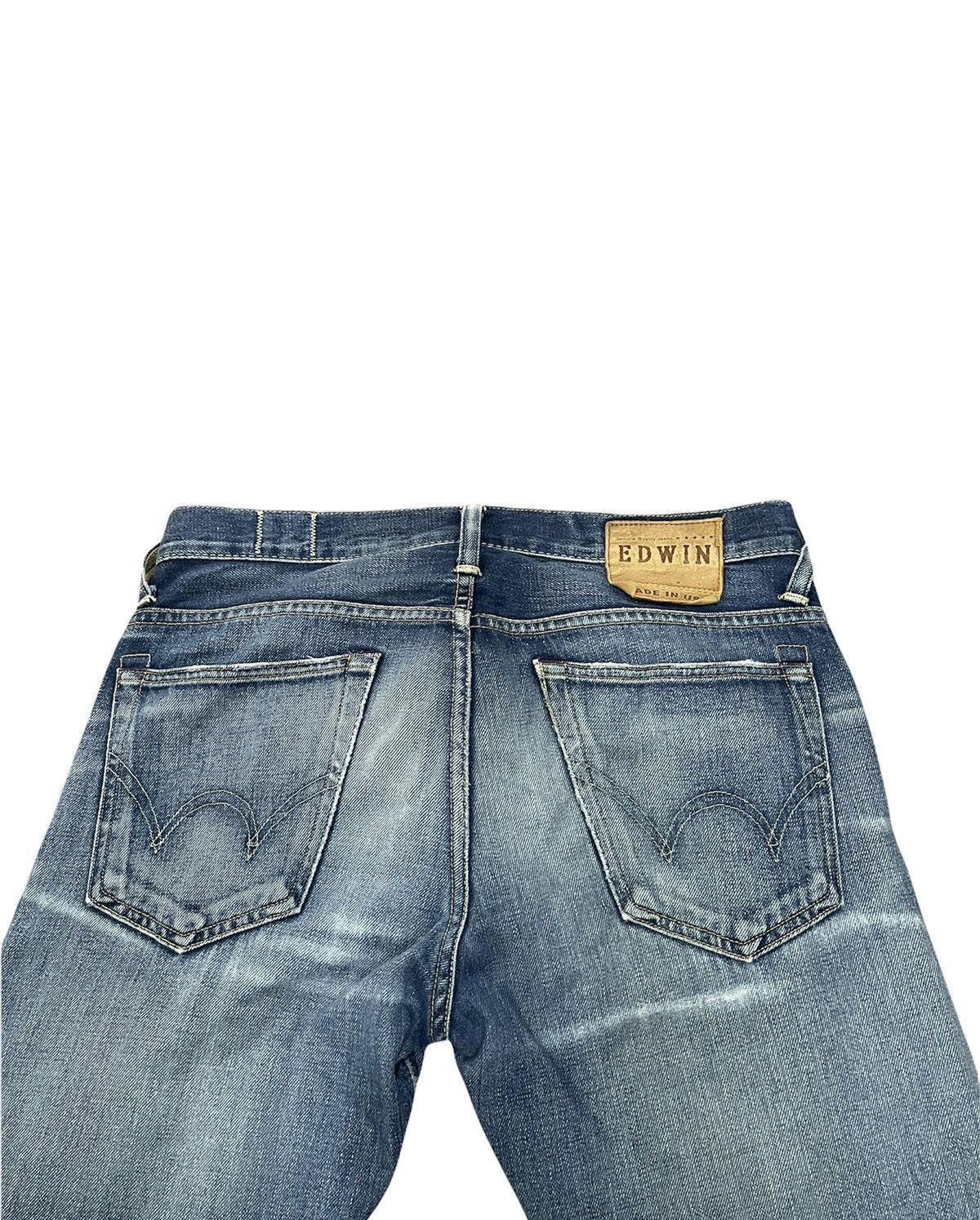 Edwin Vintage Edwin USA Aging Faded Distressed Denim Size US 32 / EU 48 - 10 Thumbnail