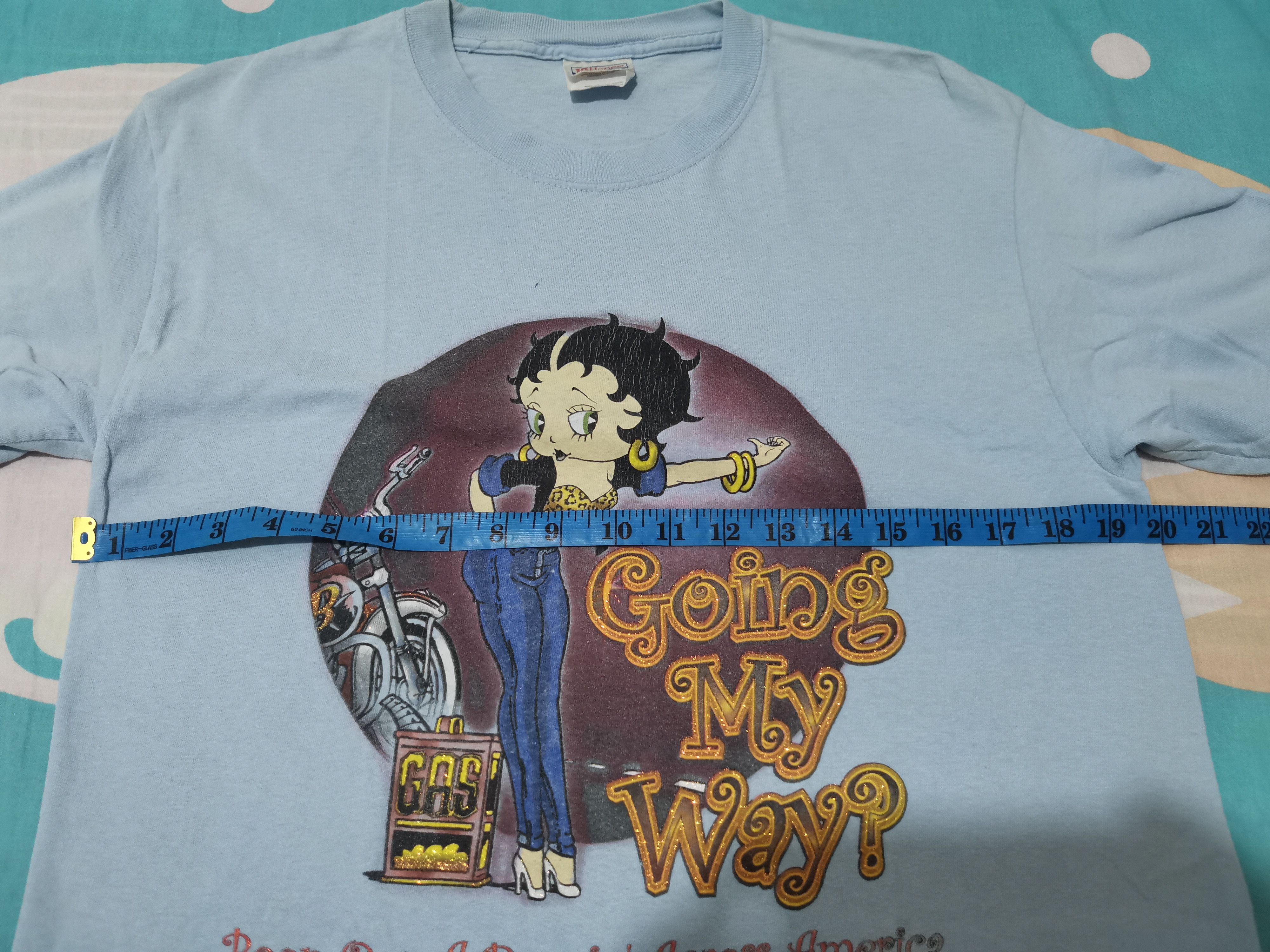 Cartoon Network Vintage Betty Boop A Doopin Across America Tee Rare Cartoons Size US M / EU 48-50 / 2 - 7 Thumbnail