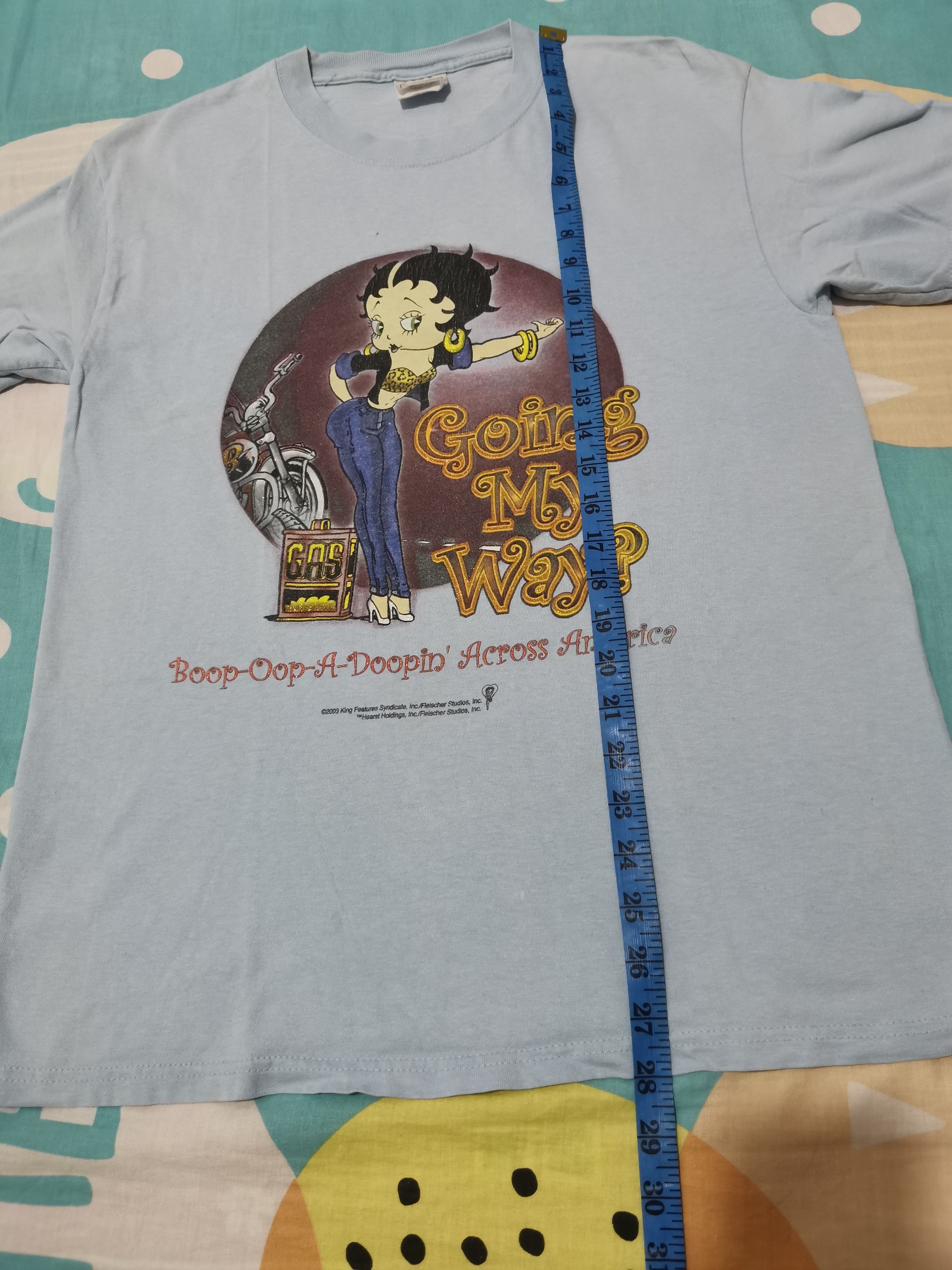 Cartoon Network Vintage Betty Boop A Doopin Across America Tee Rare Cartoons Size US M / EU 48-50 / 2 - 6 Thumbnail