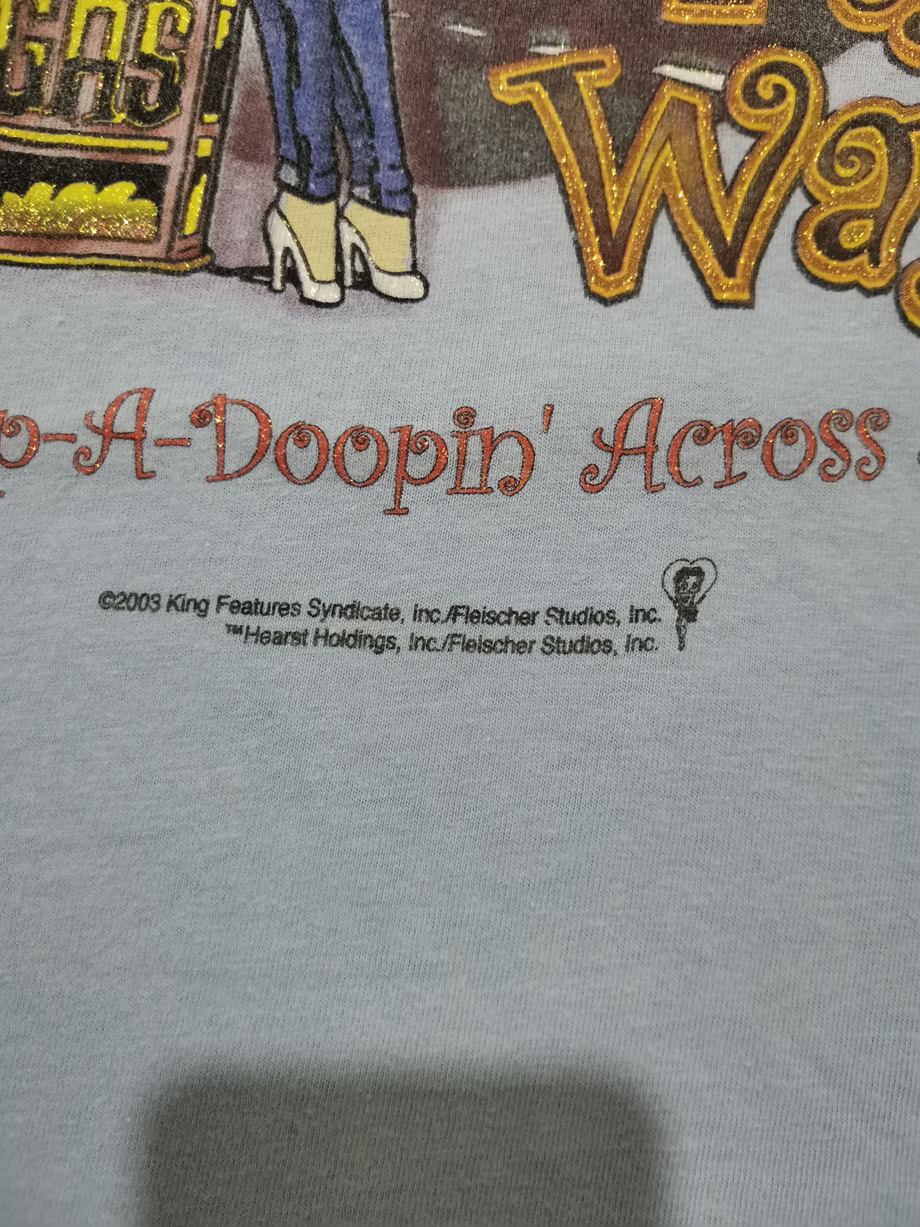 Cartoon Network Vintage Betty Boop A Doopin Across America Tee Rare Cartoons Size US M / EU 48-50 / 2 - 4 Thumbnail