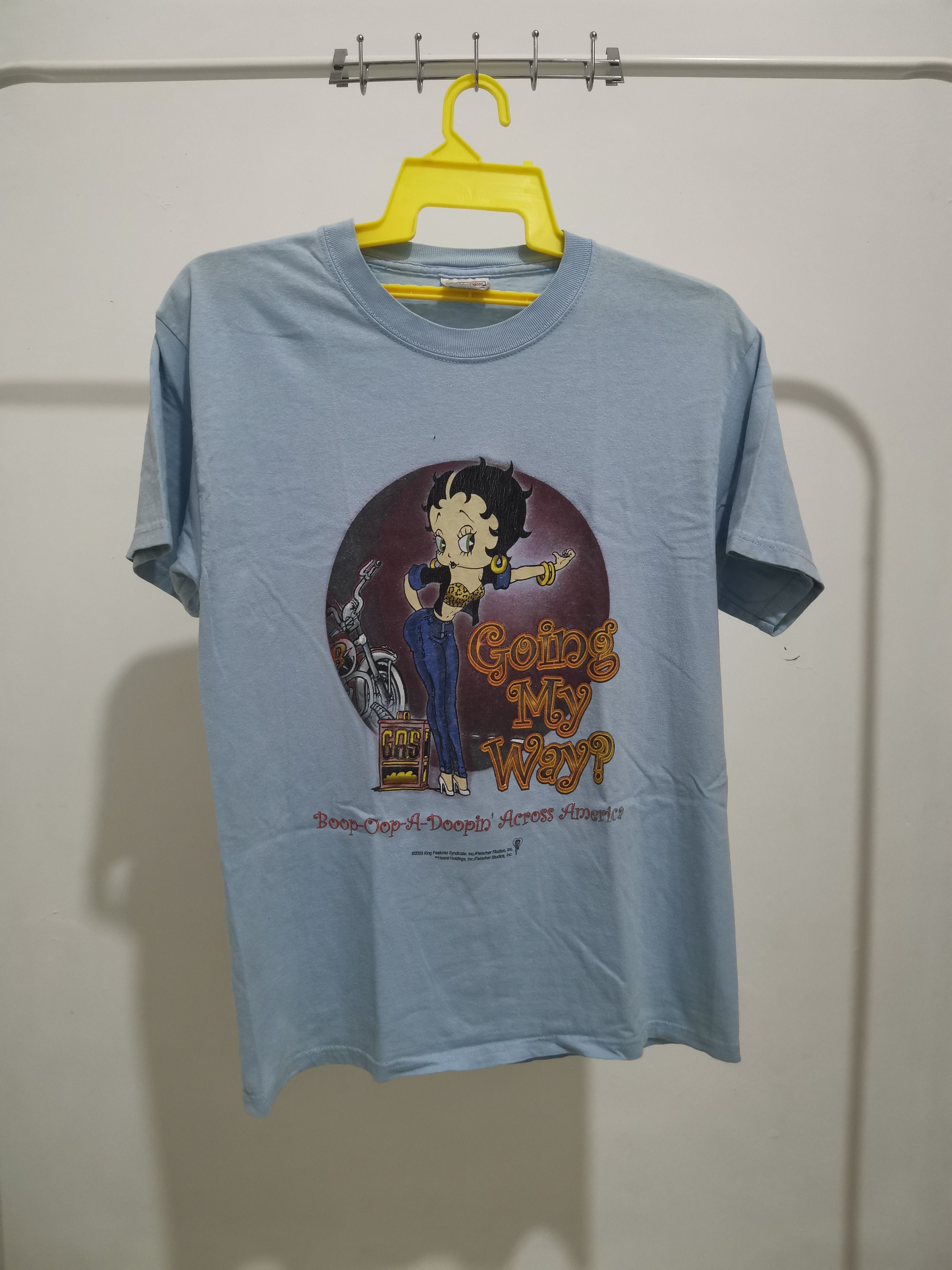Cartoon Network Vintage Betty Boop A Doopin Across America Tee Rare Cartoons Size US M / EU 48-50 / 2 - 2 Thumbnail