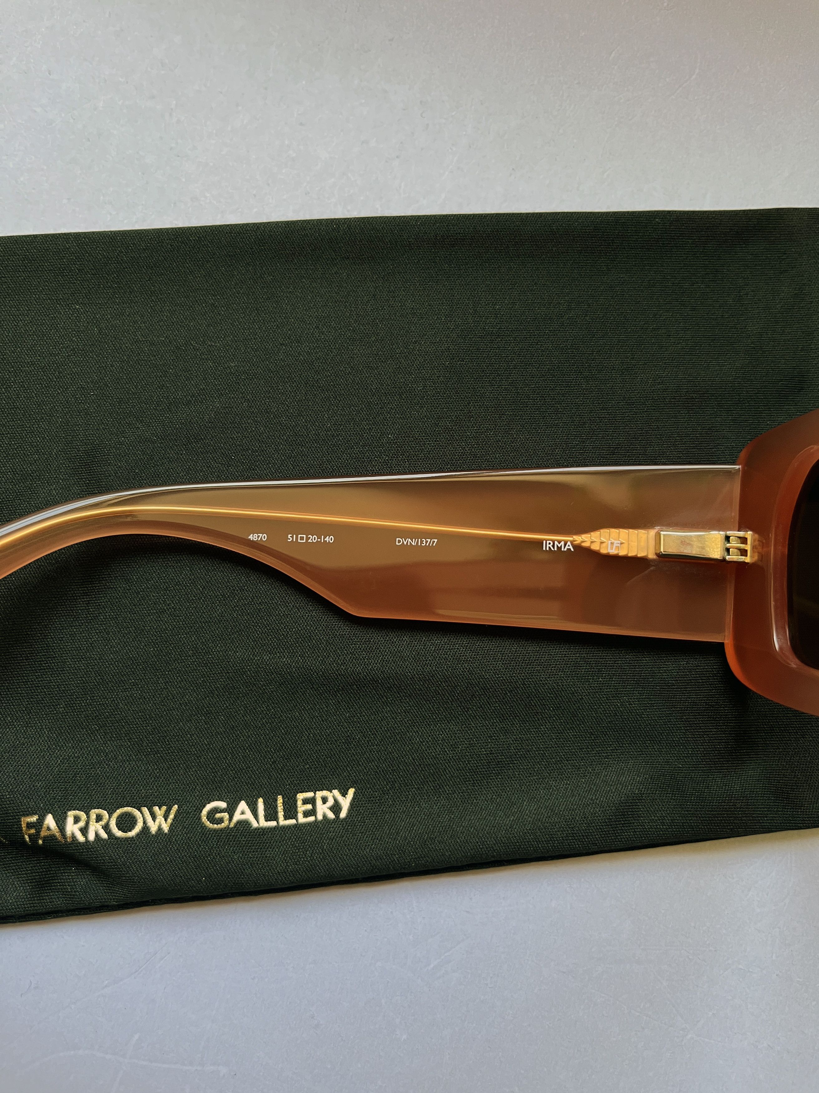 Dries Van Noten × Linda Farrow ⚡️QUICK SALE⚡️Dries Van Noten x Farrow Rectangle Sunglasses Size ONE SIZE - 5 Thumbnail