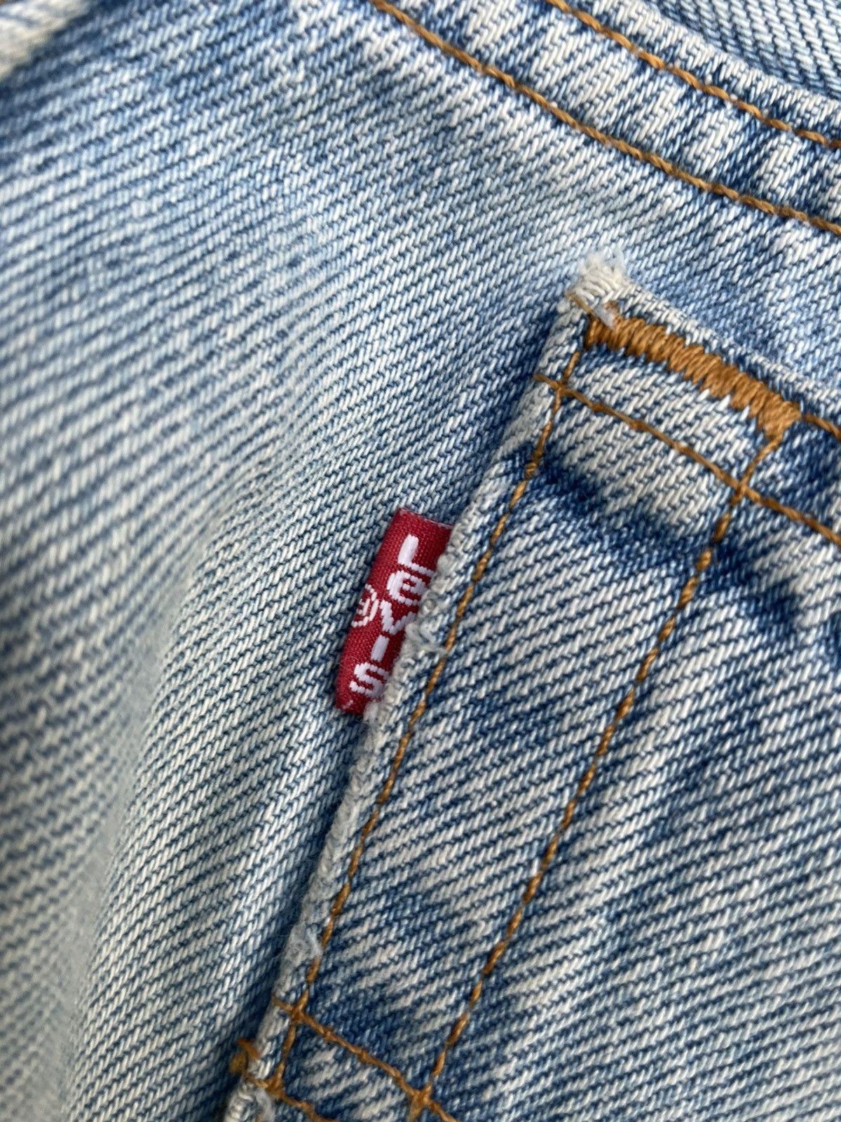 Levi's Vintage 1995 Levis 501 e Usa Distressed Denim Size US 34 / EU 50 - 11 Thumbnail