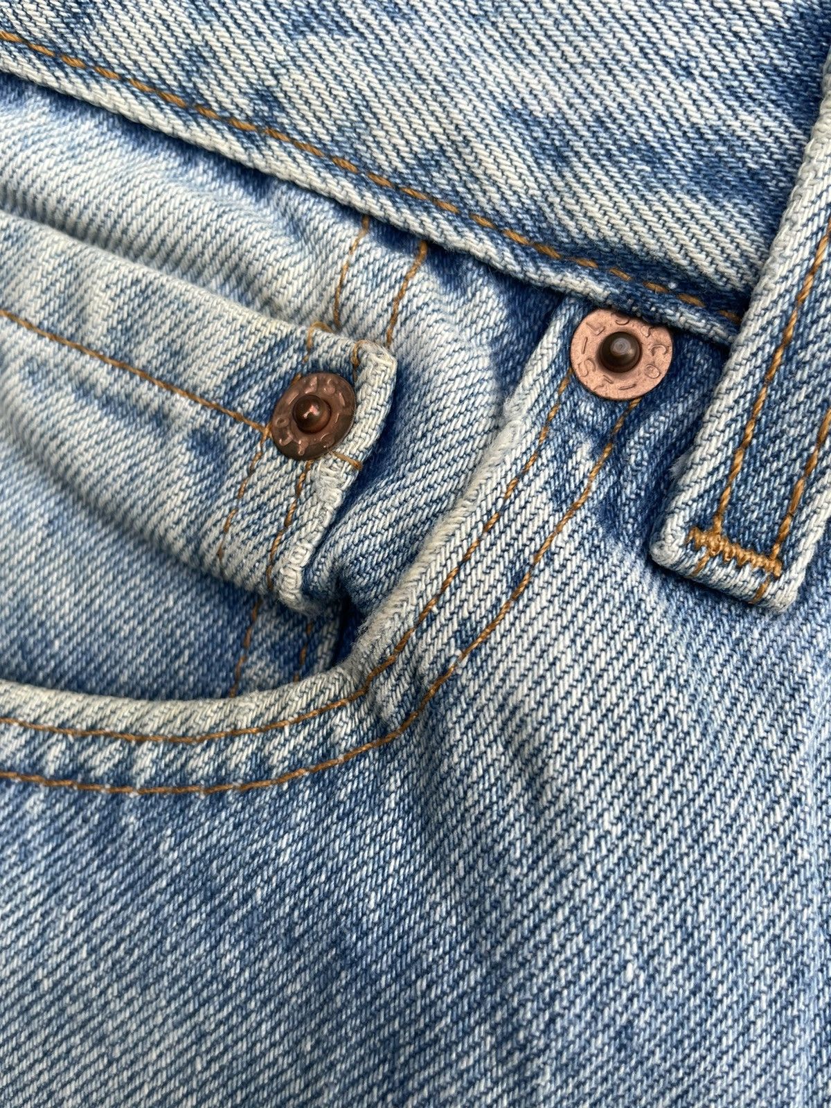 Levi's Vintage 1995 Levis 501 e Usa Distressed Denim Size US 34 / EU 50 - 16 Thumbnail