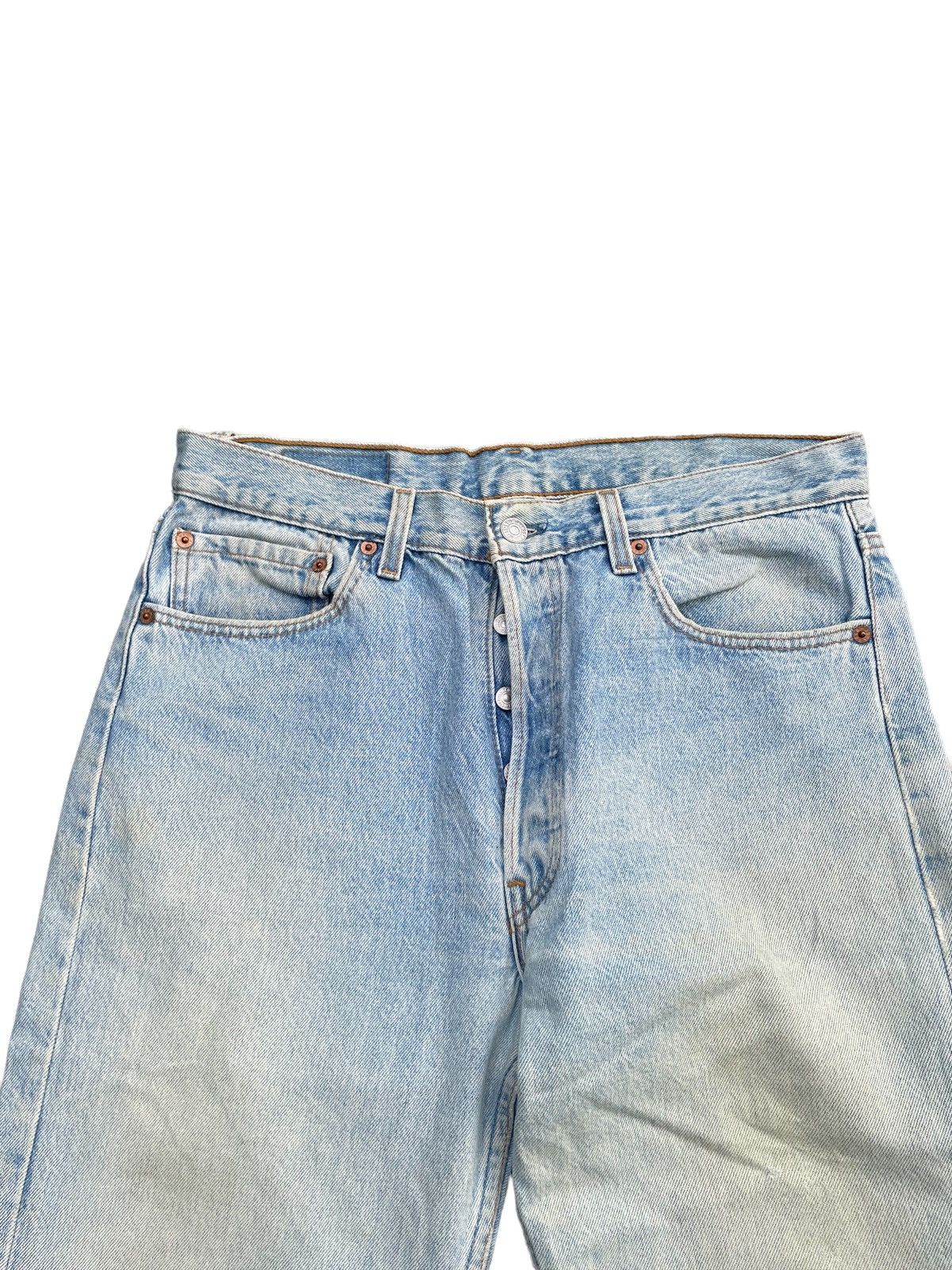 Levi's Vintage 1995 Levis 501 e Usa Distressed Denim Size US 34 / EU 50 - 6 Thumbnail