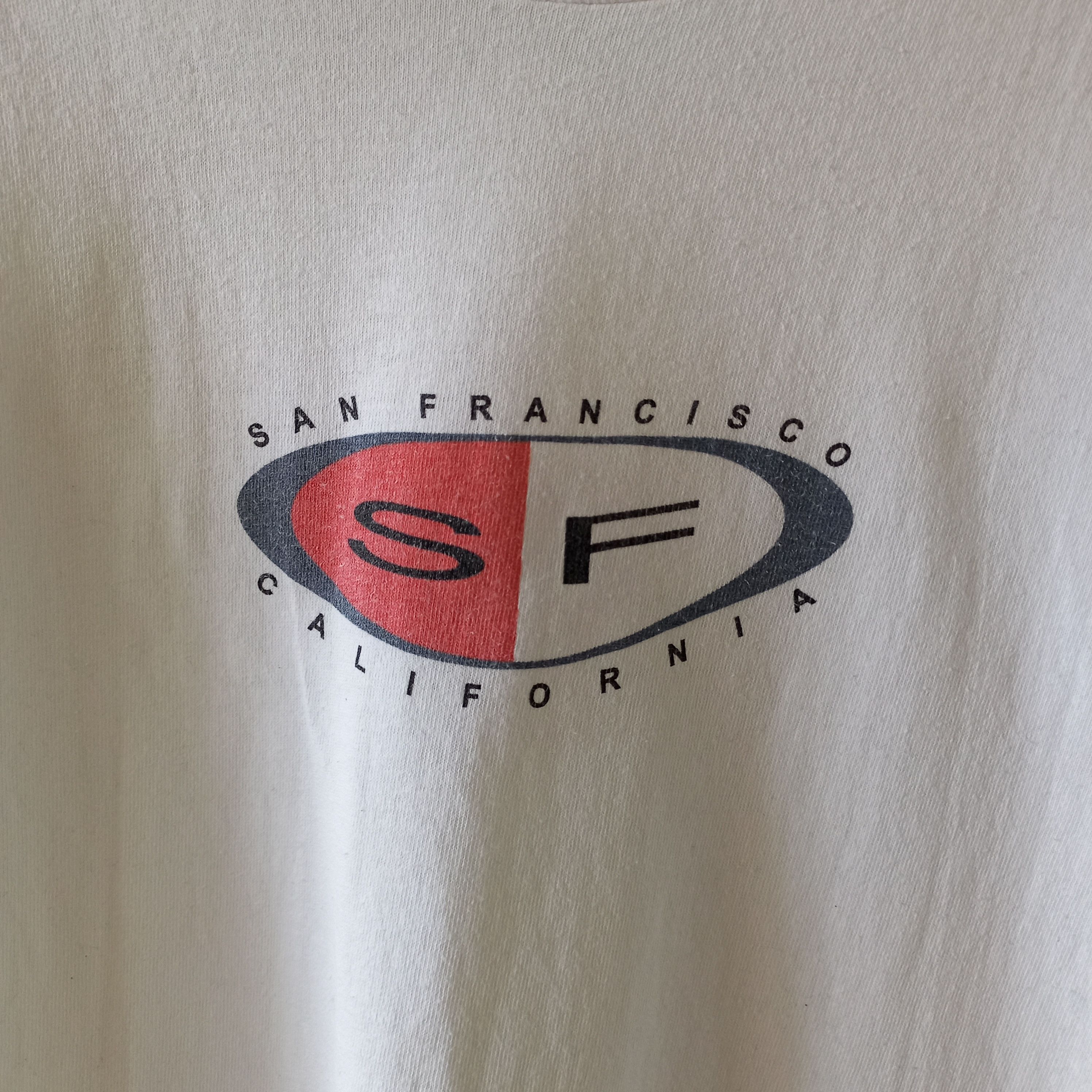 Hanes San Francisco California Center Logo 1997 Tee Vintage 90s Size US M / EU 48-50 / 2 - 6 Thumbnail