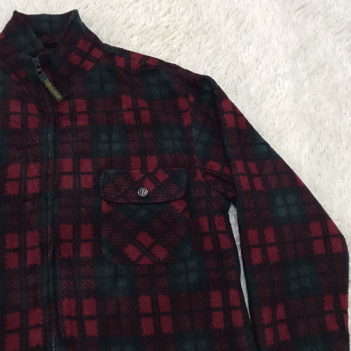 Japanese Brand Polo club since 1911 fleece jacket Size US M / EU 48-50 / 2 - 5 Thumbnail