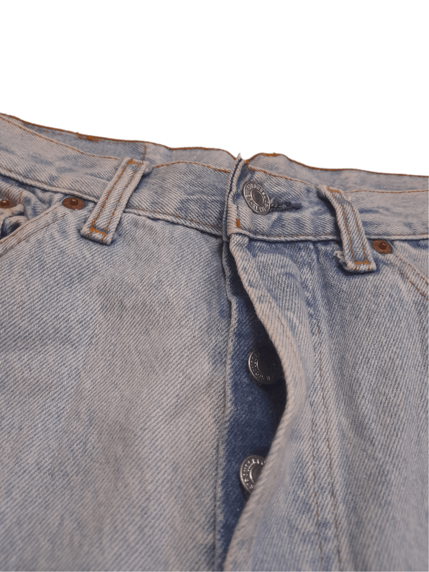 Levi's VTG Levis 501xx Denim 555 Black Pole (E26) waist 28 Size US 28 / EU 44 - 7 Thumbnail