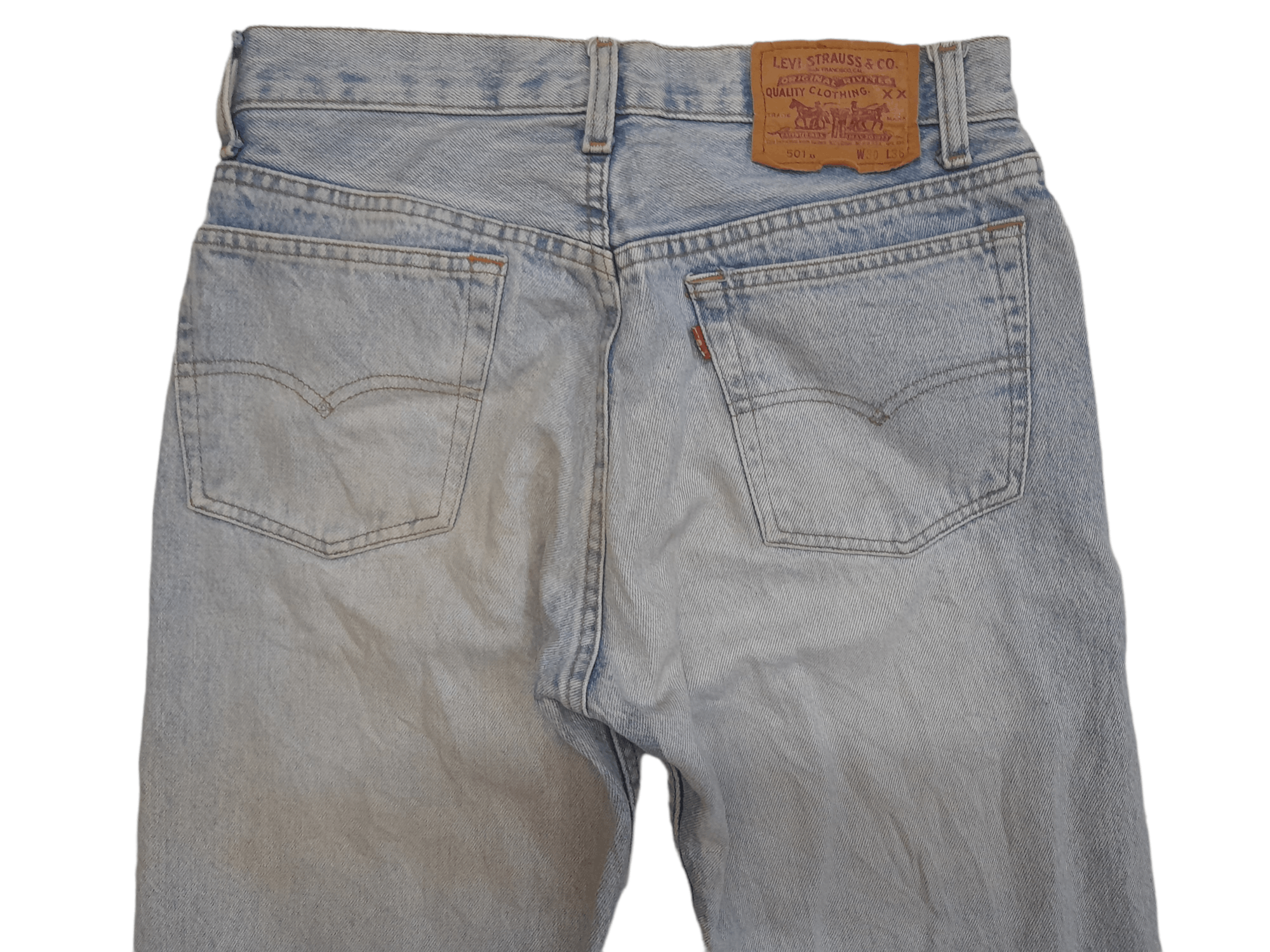 Levi's VTG Levis 501xx Denim 555 Black Pole (E26) waist 28 Size US 28 / EU 44 - 2 Thumbnail