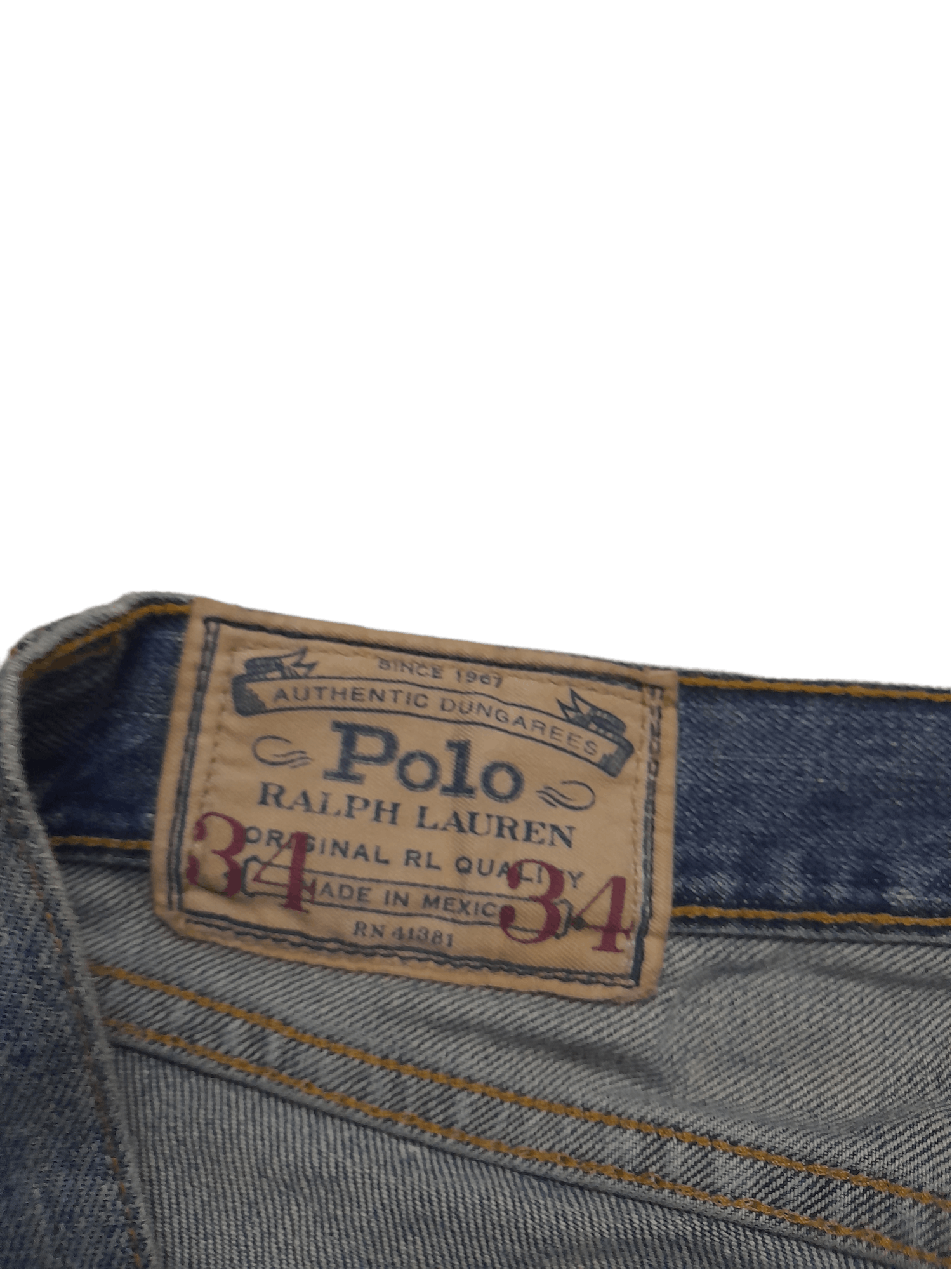 Polo Ralph Lauren Polo Ralph Lauren Denim (D977) w37 Size US 37 - 8 Thumbnail
