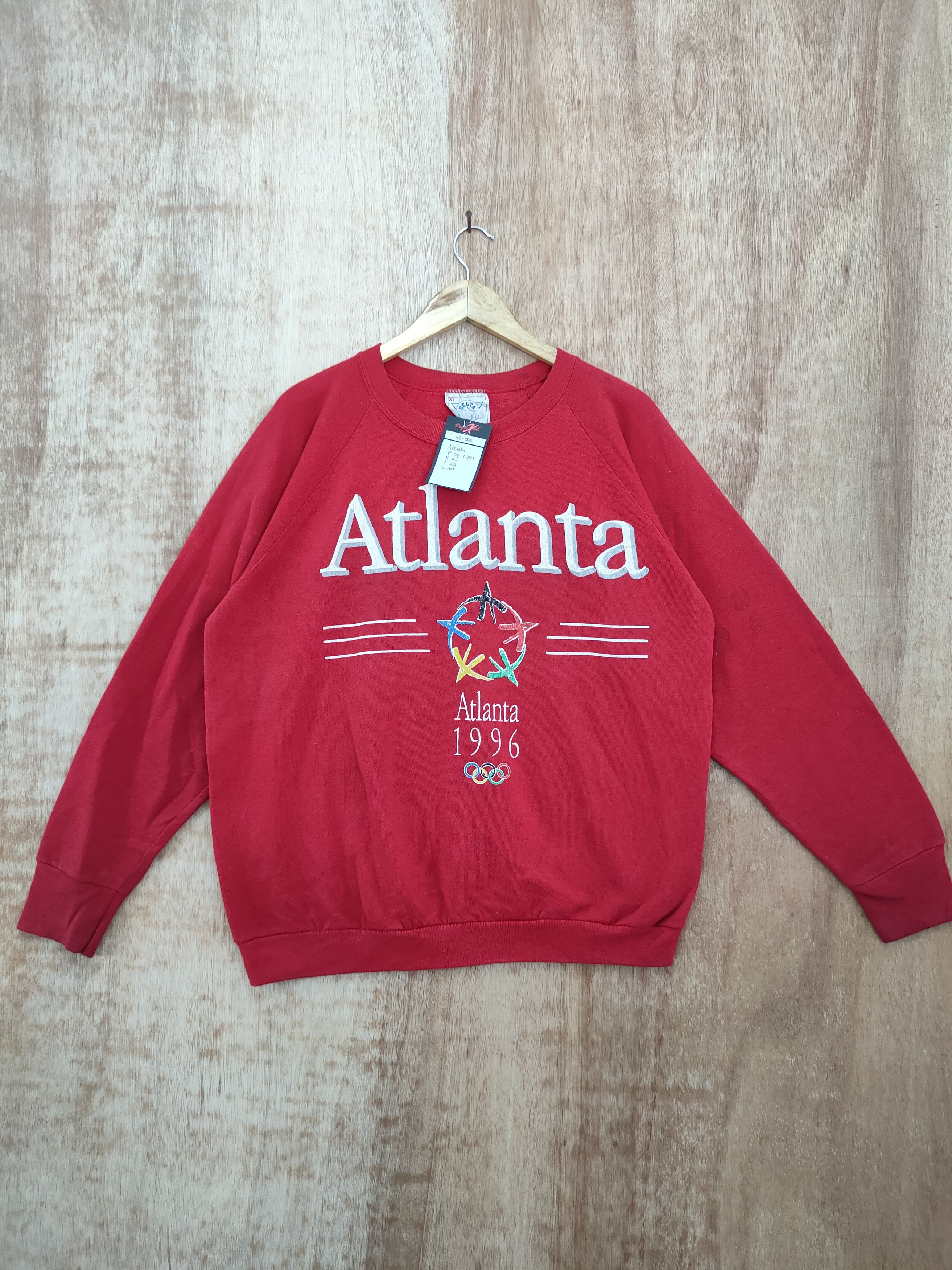 USA Olympics DLL Atlanta 1996 delta 55 usa vintage sweatshirt #46-065DLL Size US XL / EU 56 / 4 - 1 Thumbnail