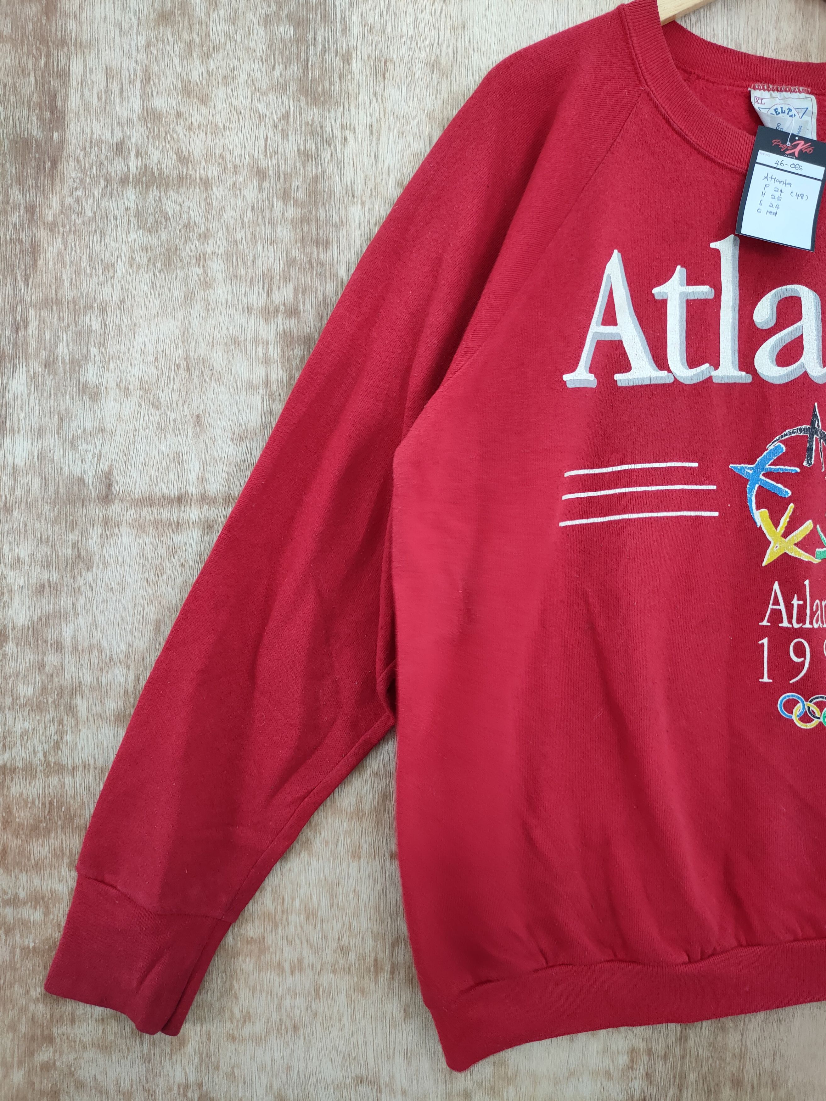 USA Olympics DLL Atlanta 1996 delta 55 usa vintage sweatshirt #46-065DLL Size US XL / EU 56 / 4 - 2 Thumbnail