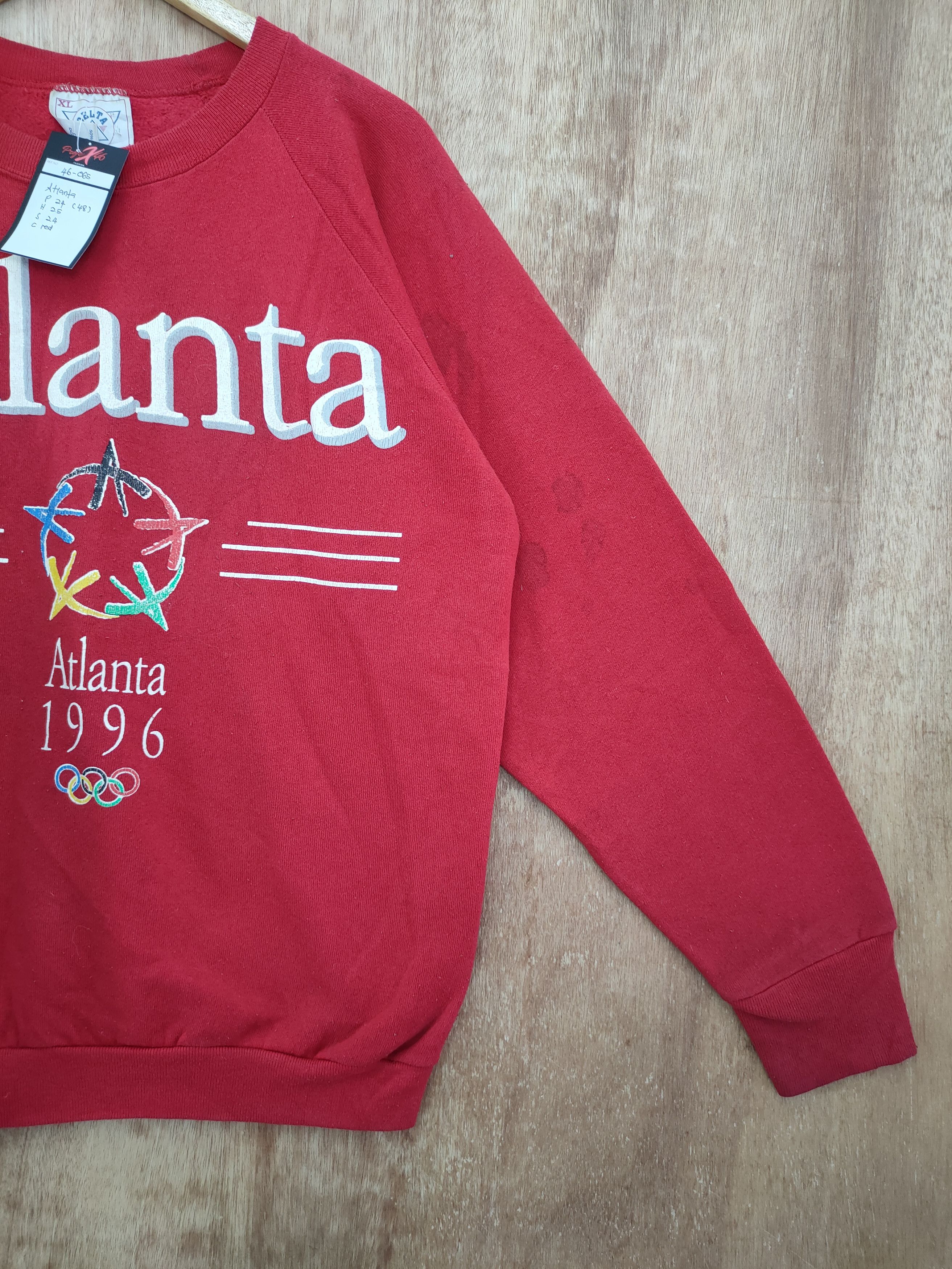 USA Olympics DLL Atlanta 1996 delta 55 usa vintage sweatshirt #46-065DLL Size US XL / EU 56 / 4 - 3 Thumbnail