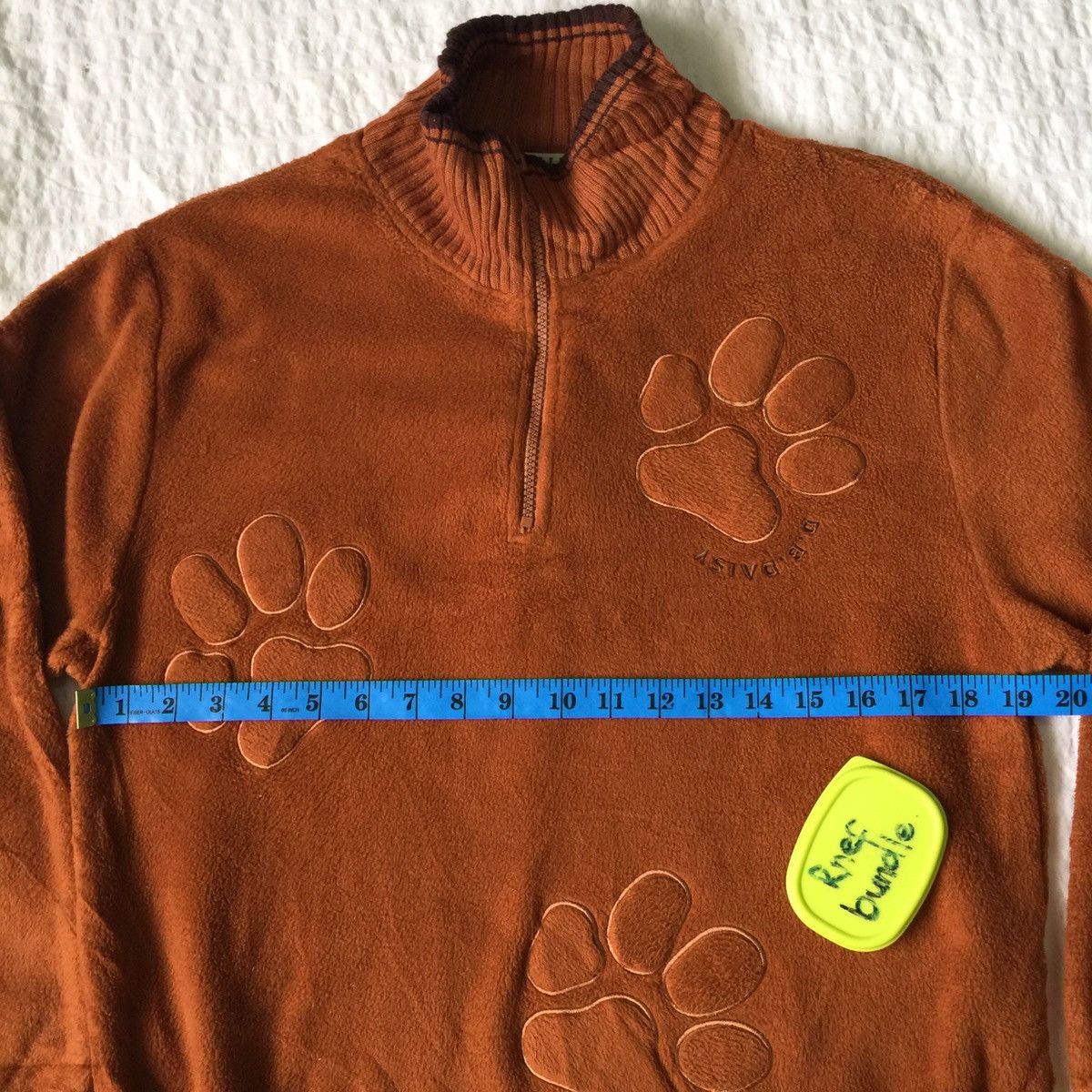 Teddy bear japanese brand fleece sweater