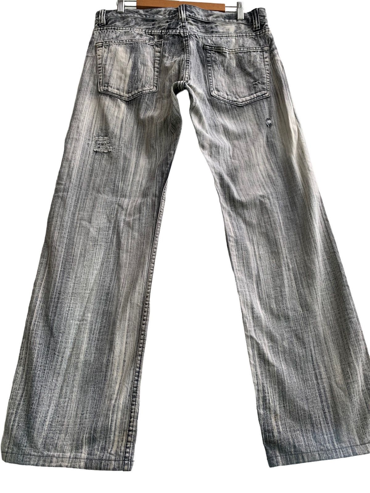 Japanese Brand Japanese Brand Distressed Awesome Design Faded Denim Size US 34 / EU 50 - 4 Thumbnail