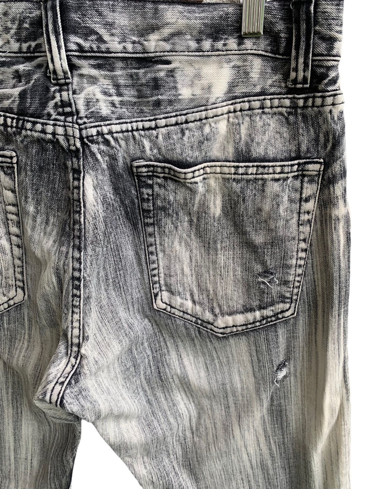 Japanese Brand Japanese Brand Distressed Awesome Design Faded Denim Size US 34 / EU 50 - 7 Thumbnail