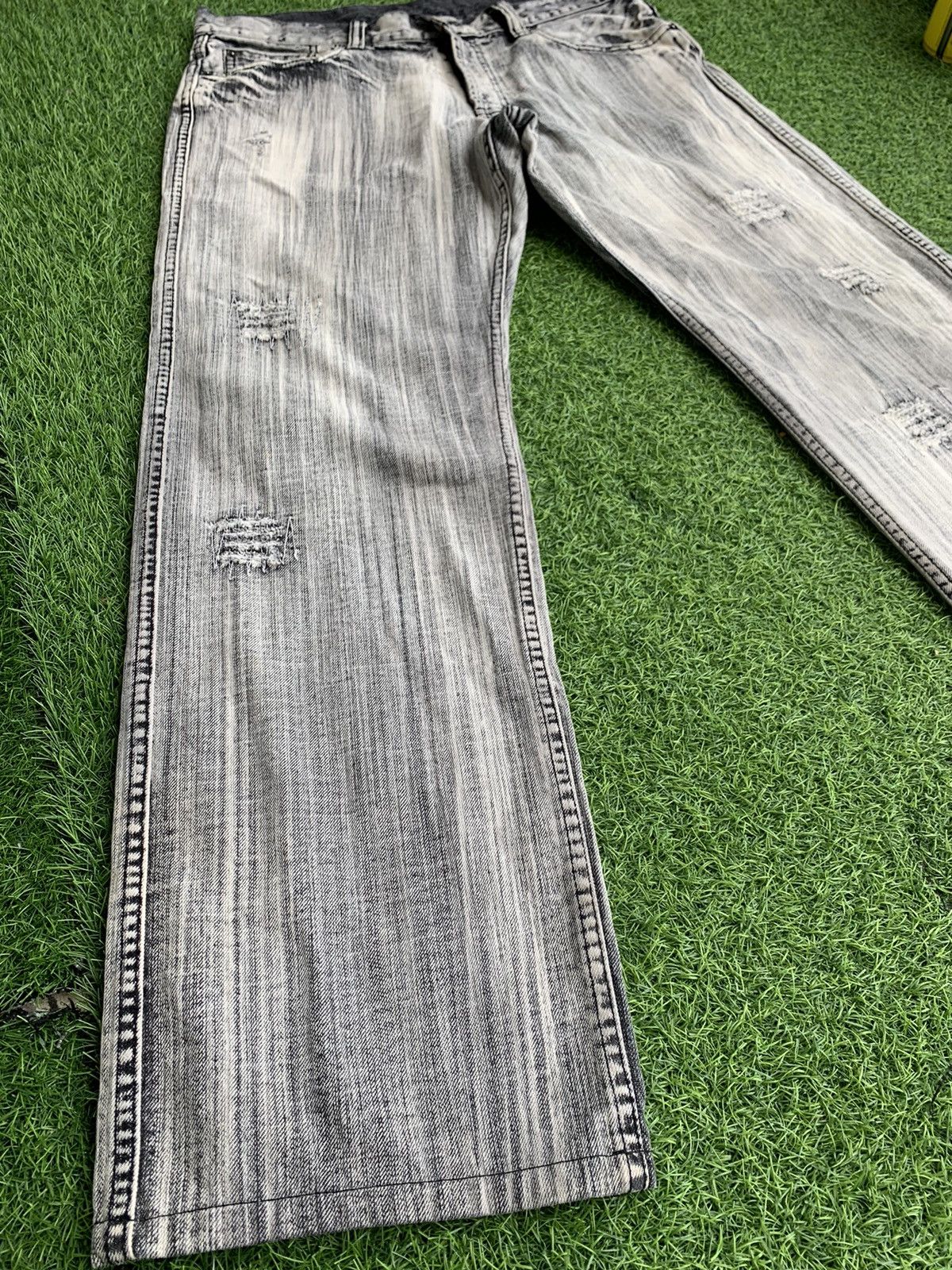 Japanese Brand Japanese Brand Distressed Awesome Design Faded Denim Size US 34 / EU 50 - 15 Thumbnail