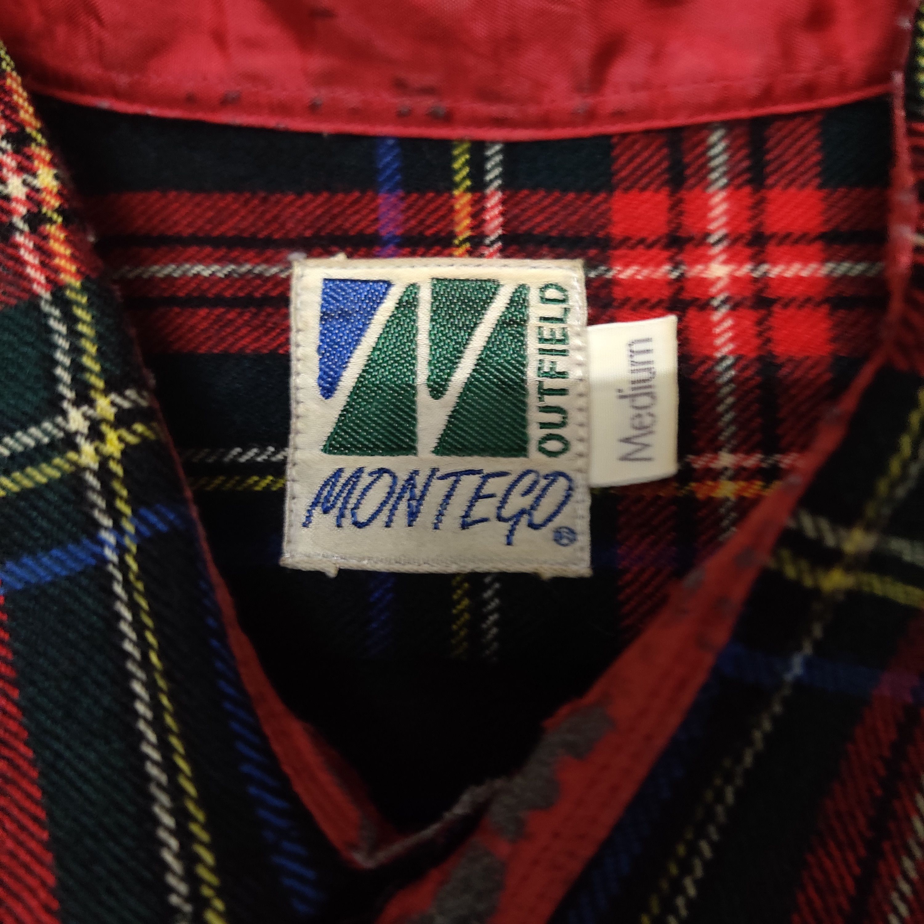 Flannel Vintage Montego Outfield Flannel Button up Shirts Size US M / EU 48-50 / 2 - 4 Thumbnail