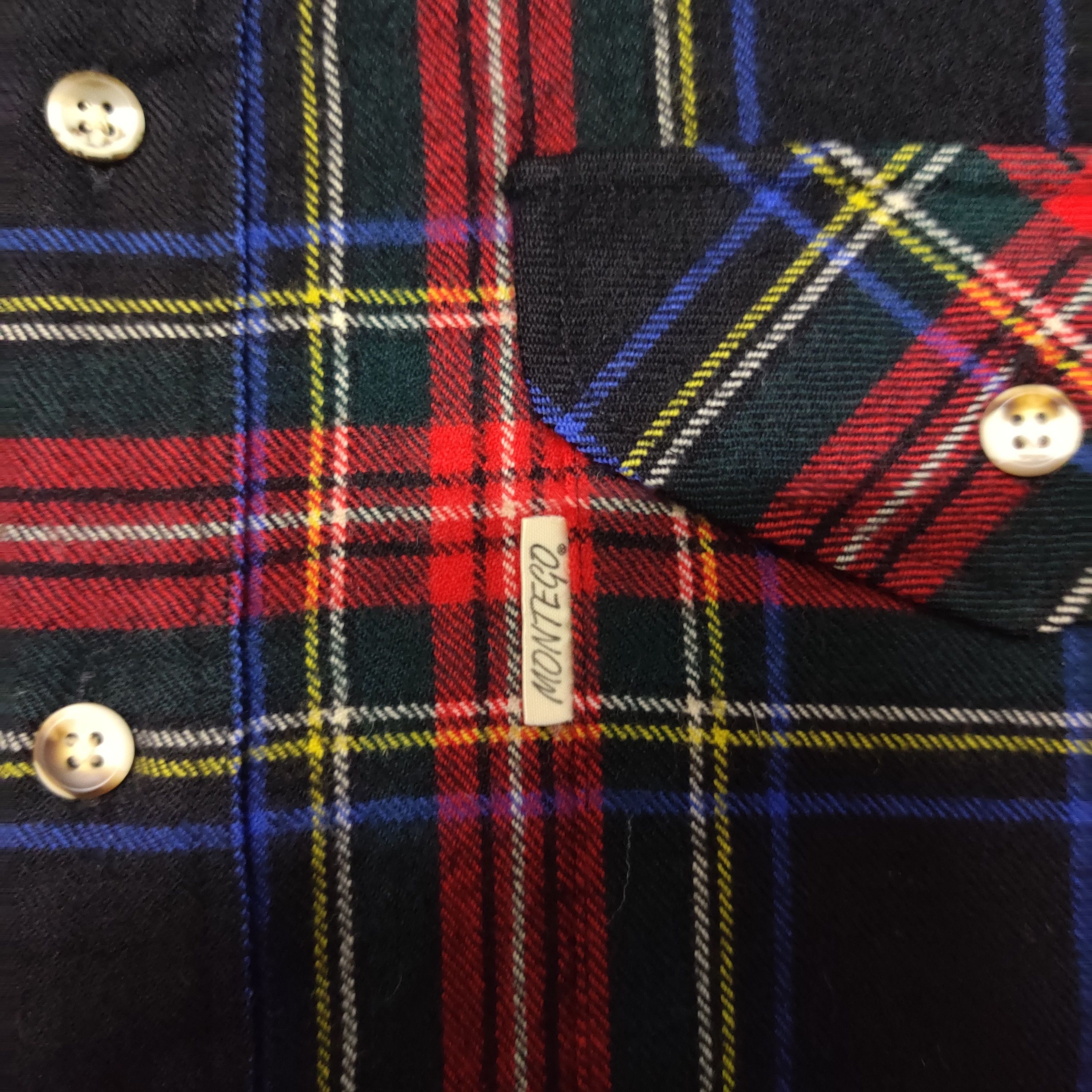 Flannel Vintage Montego Outfield Flannel Button up Shirts Size US M / EU 48-50 / 2 - 3 Thumbnail