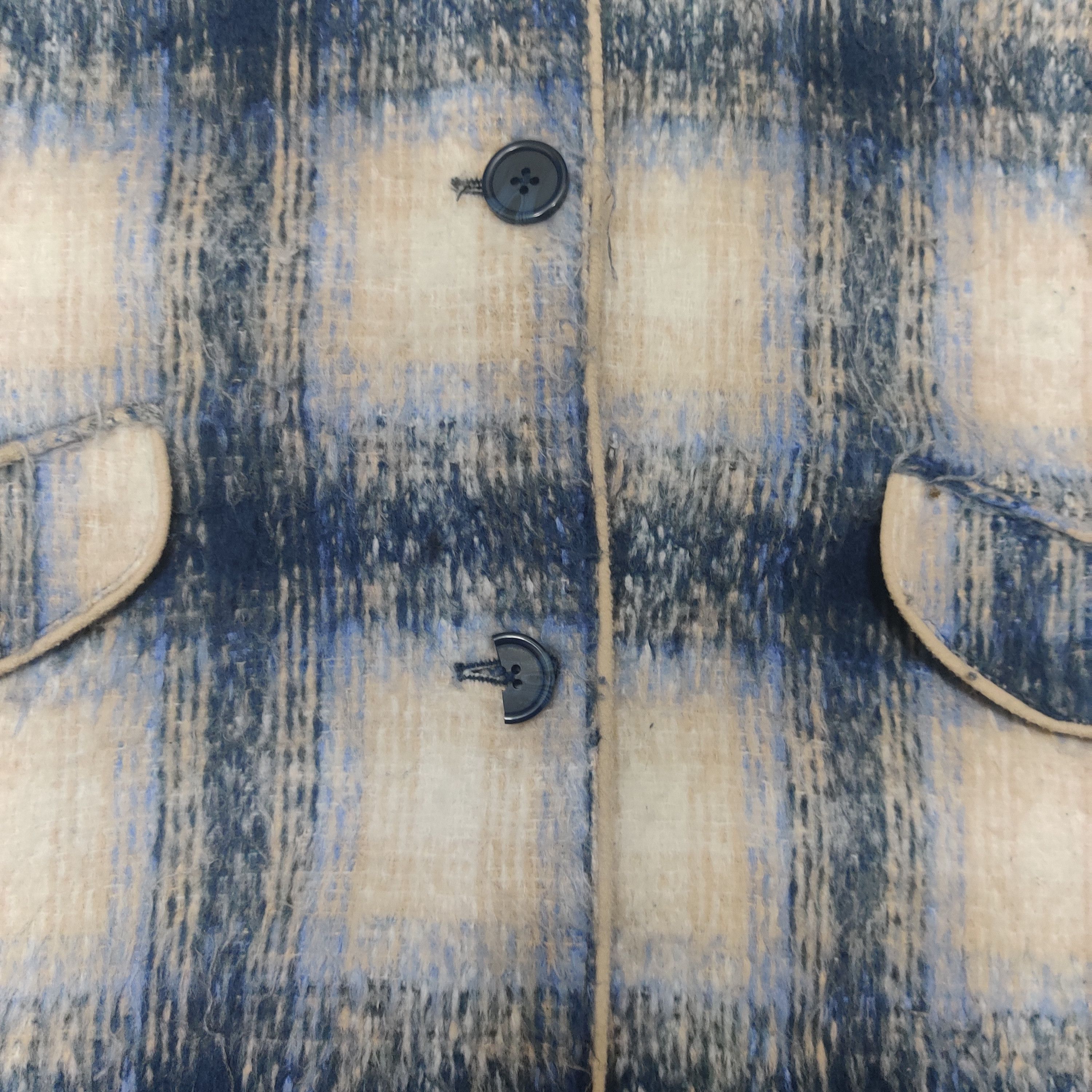 Beautiful Ful Japanese Brand Flower Shadow Plaid Long Coat Size M / US 6-8 / IT 42-44 - 5 Thumbnail